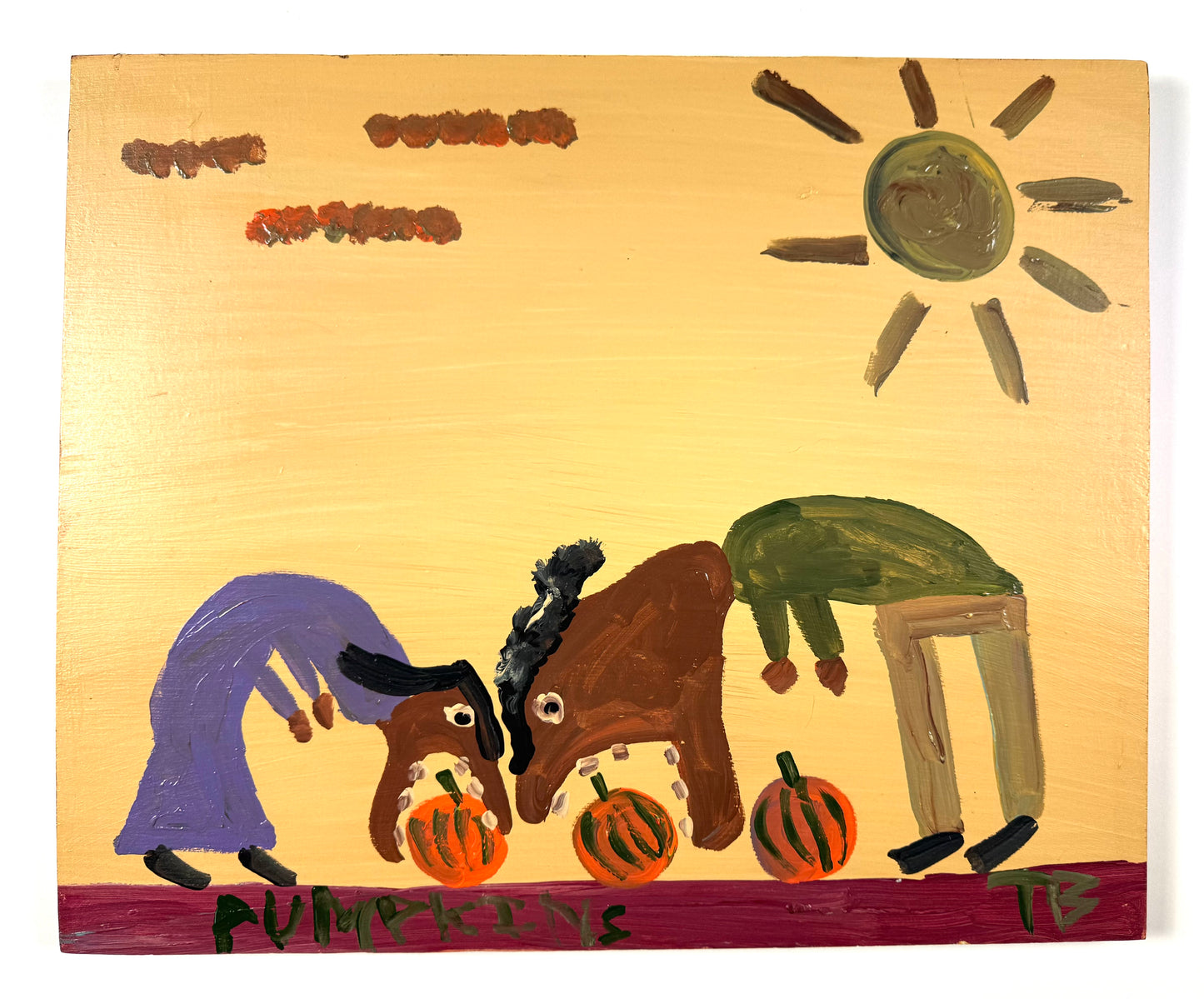 Tim Brown Painting - Pumpkins, 1980s