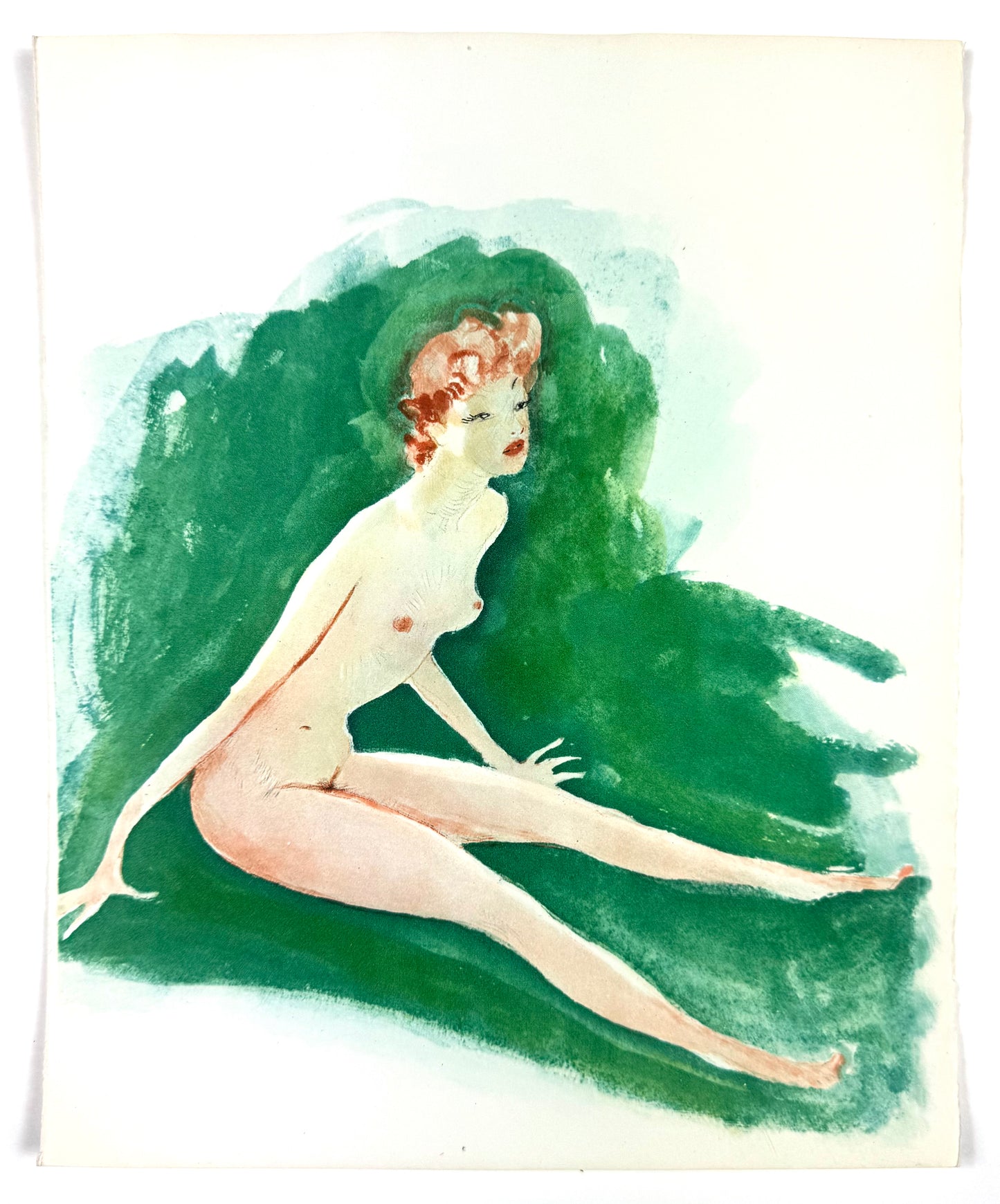 Original Jean-Gabriel Domergue Gravure, 1951