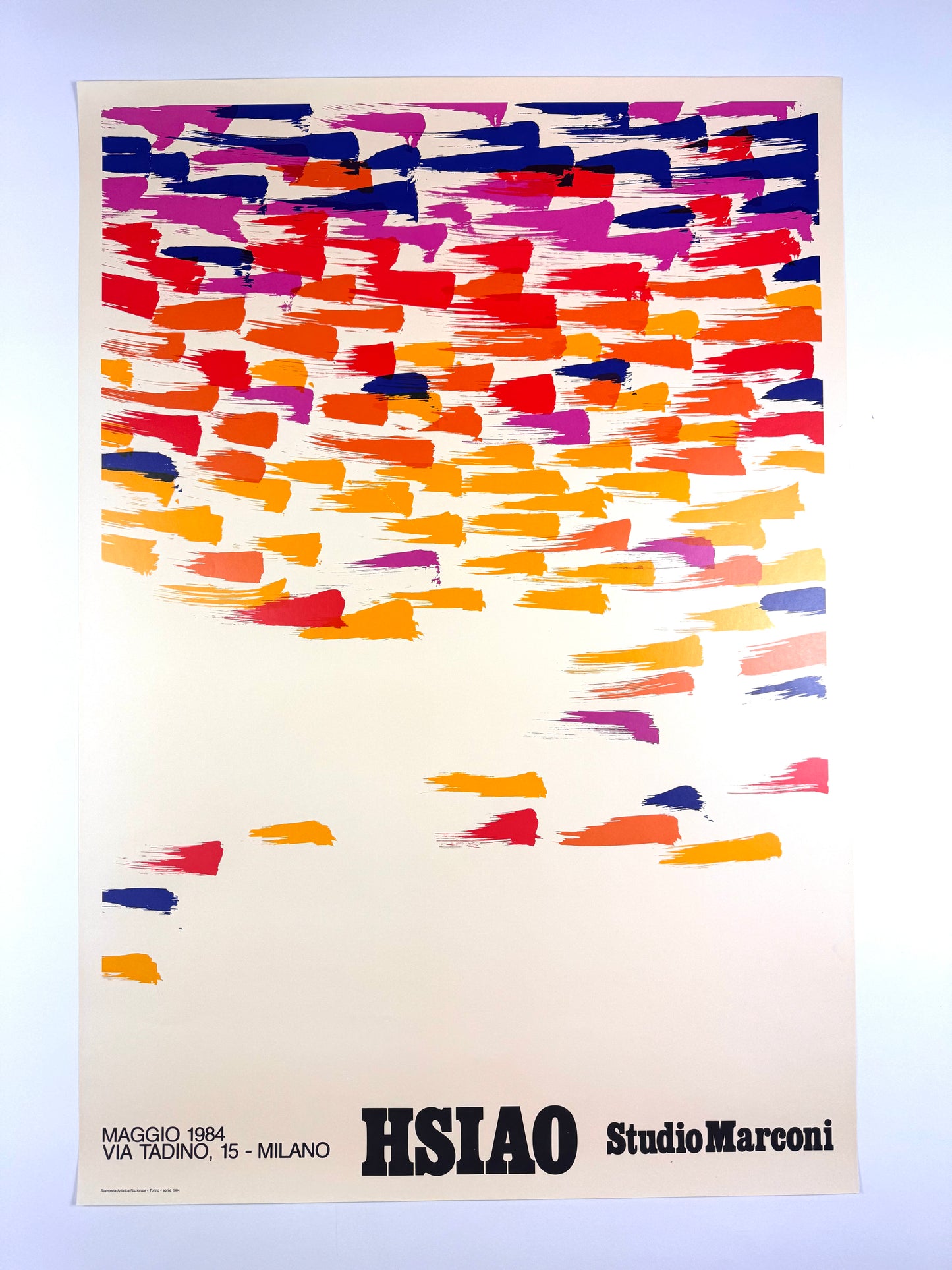Vintage Original Hsiao Chin Poster, 1984