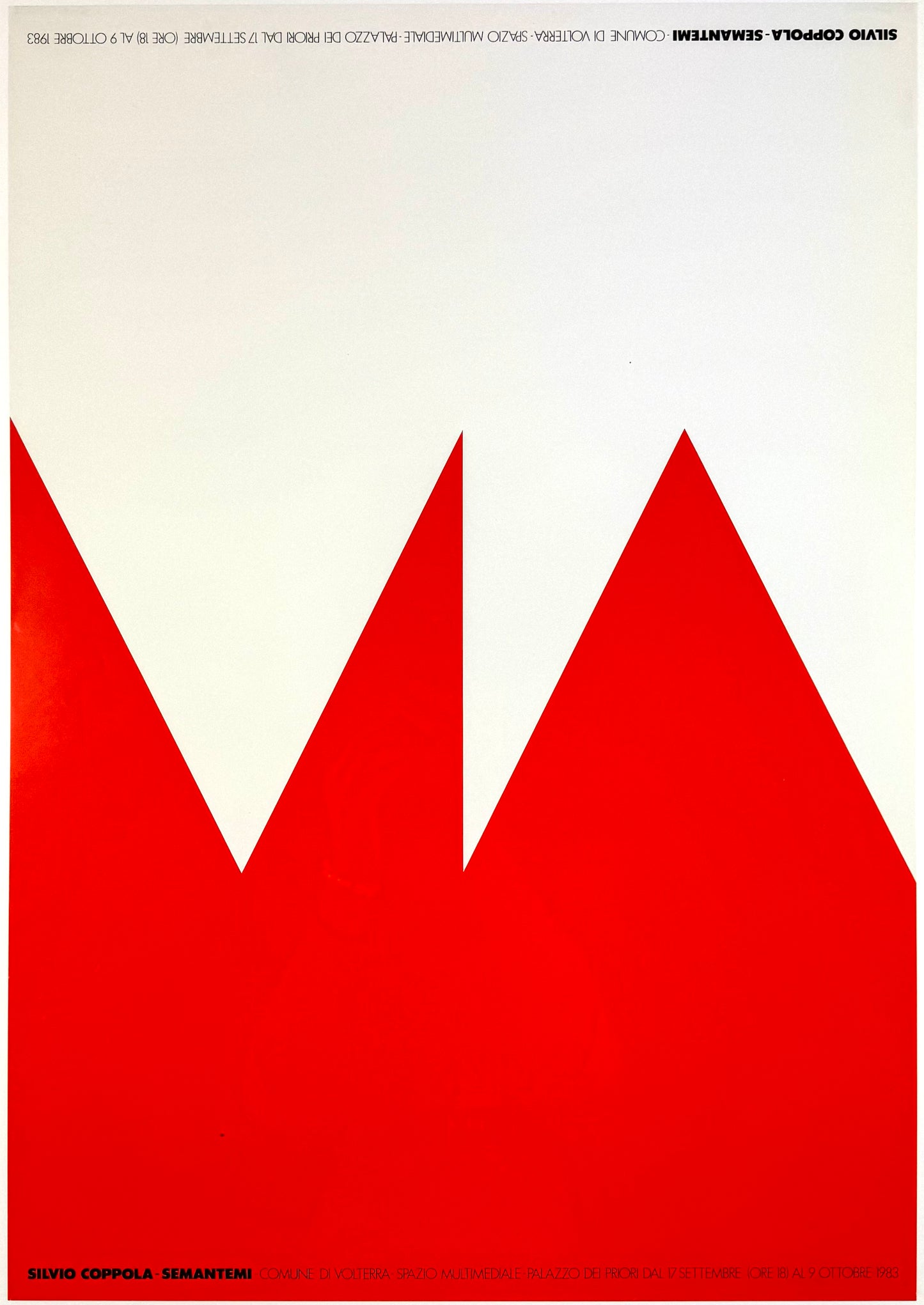 Silvio Coppola Offset Lithograph Poster, 1983