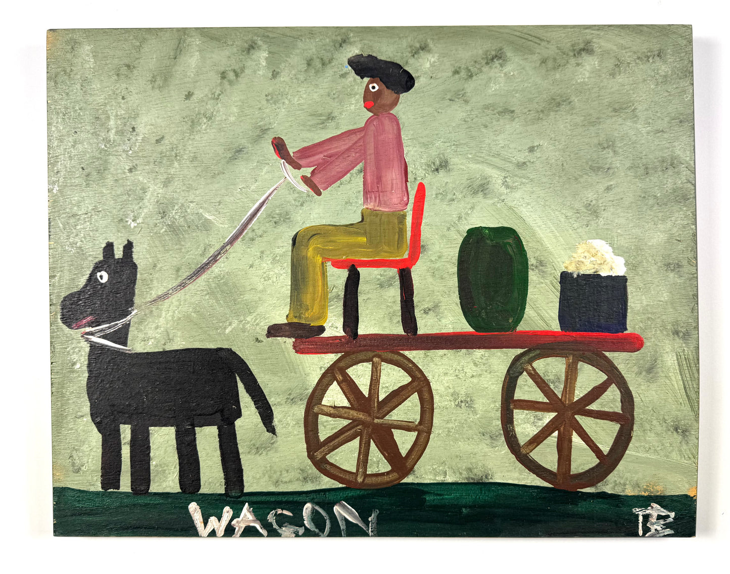 Tim Brown Painting - Wagon, 1980s