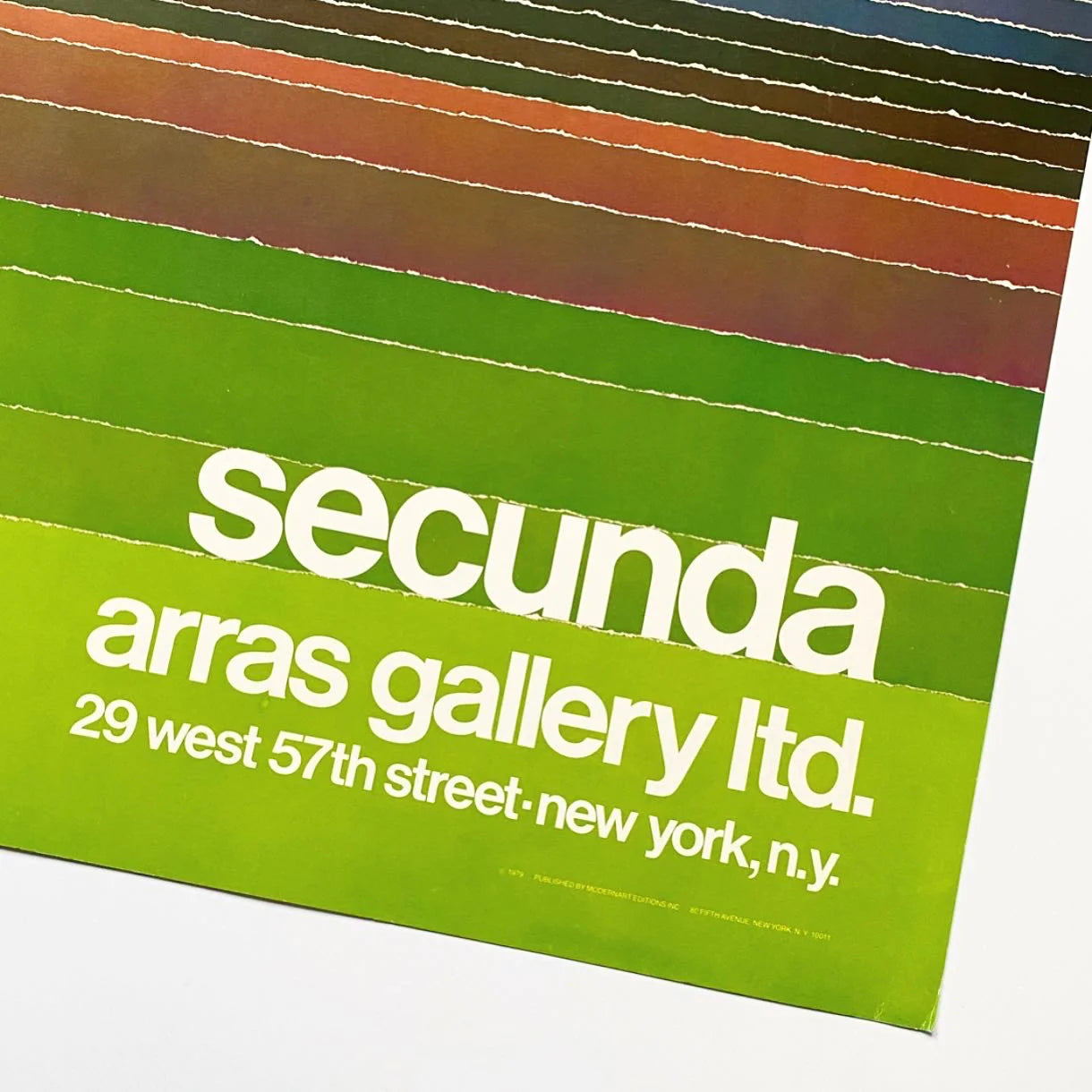 Original Vintage Arthur Secunda Exhibition Poster, Arras Gallery - 1979, Glass Framed