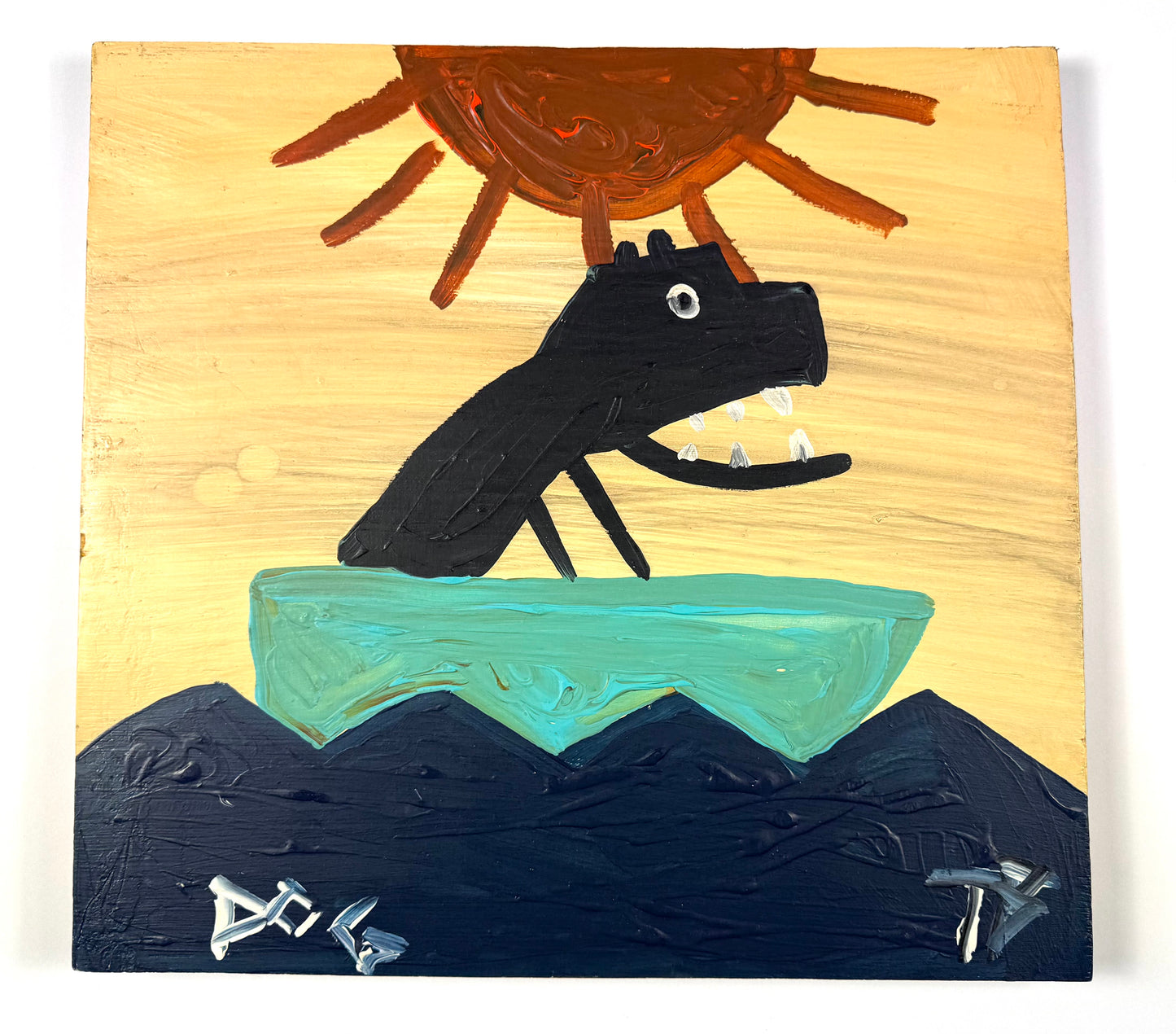 Tim Brown Painting - Dog, 1980s