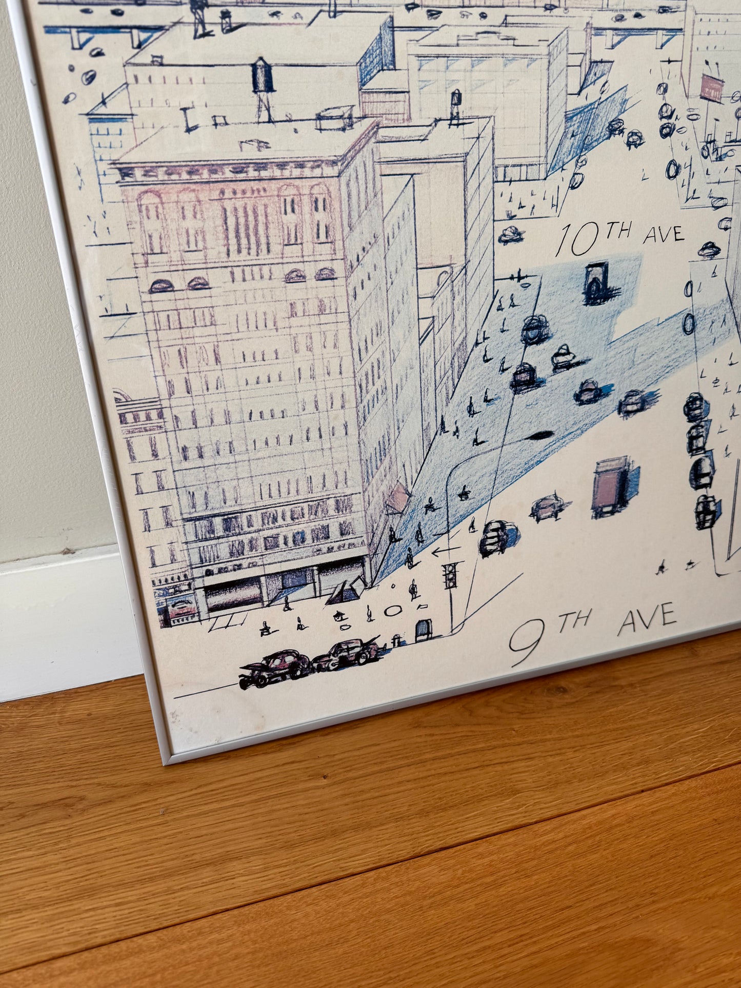 Original Vintage The New Yorker Affiche - 1976 - Steinberg