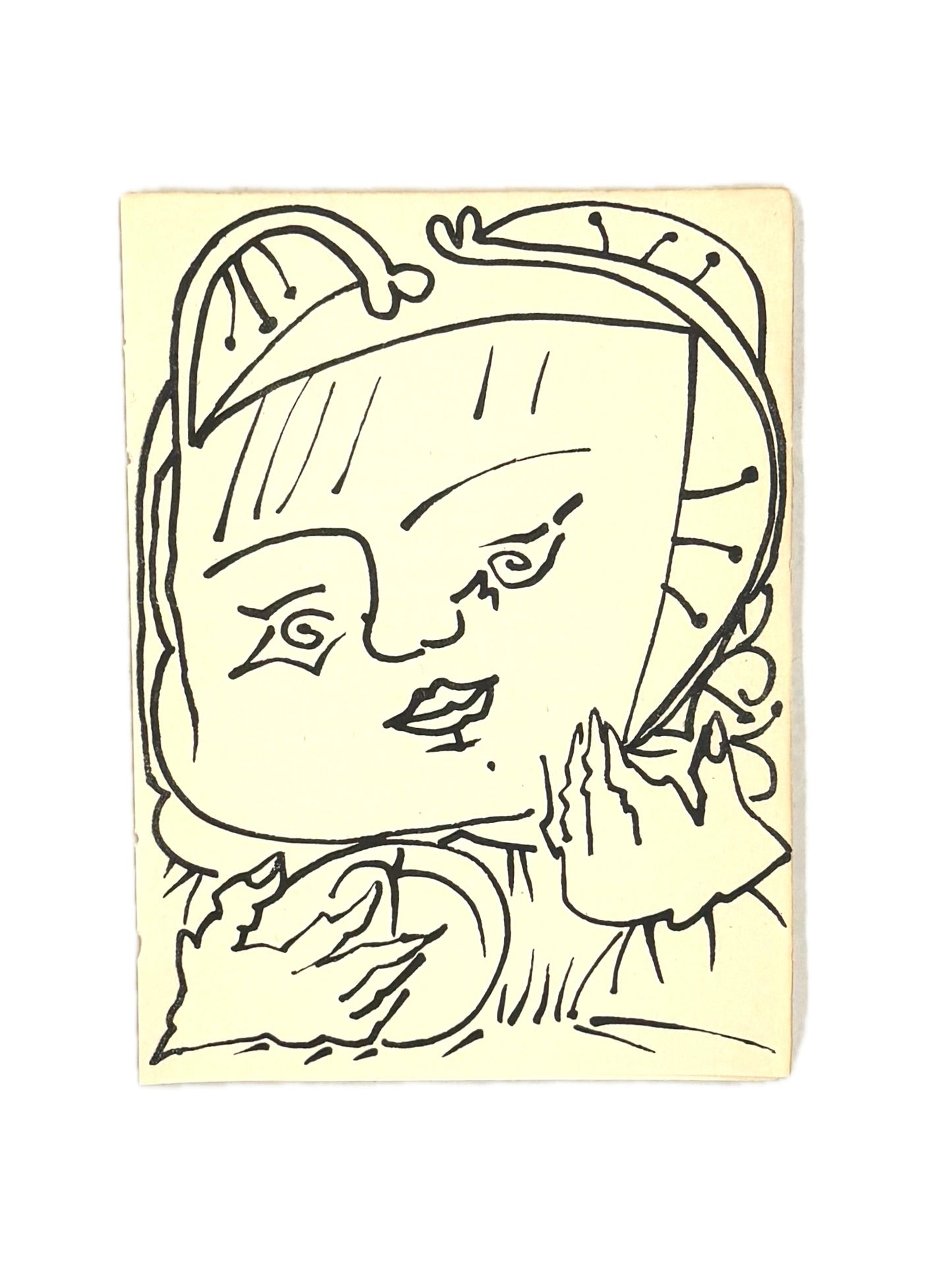 Françoise Gilot (Picasso’s wife), lithograph, 1951.