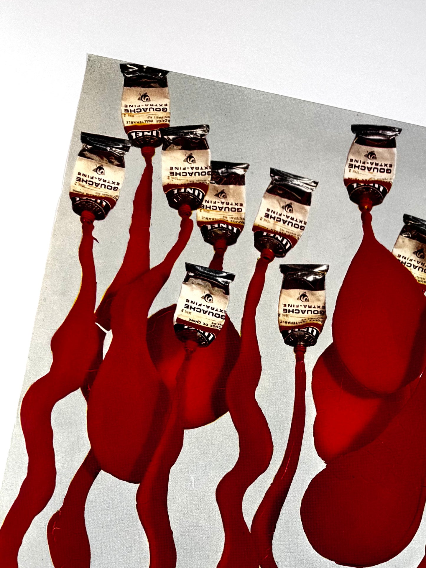 Original Vintage Arman Poster – Galeria Arte Borgogna, Milan (1971)