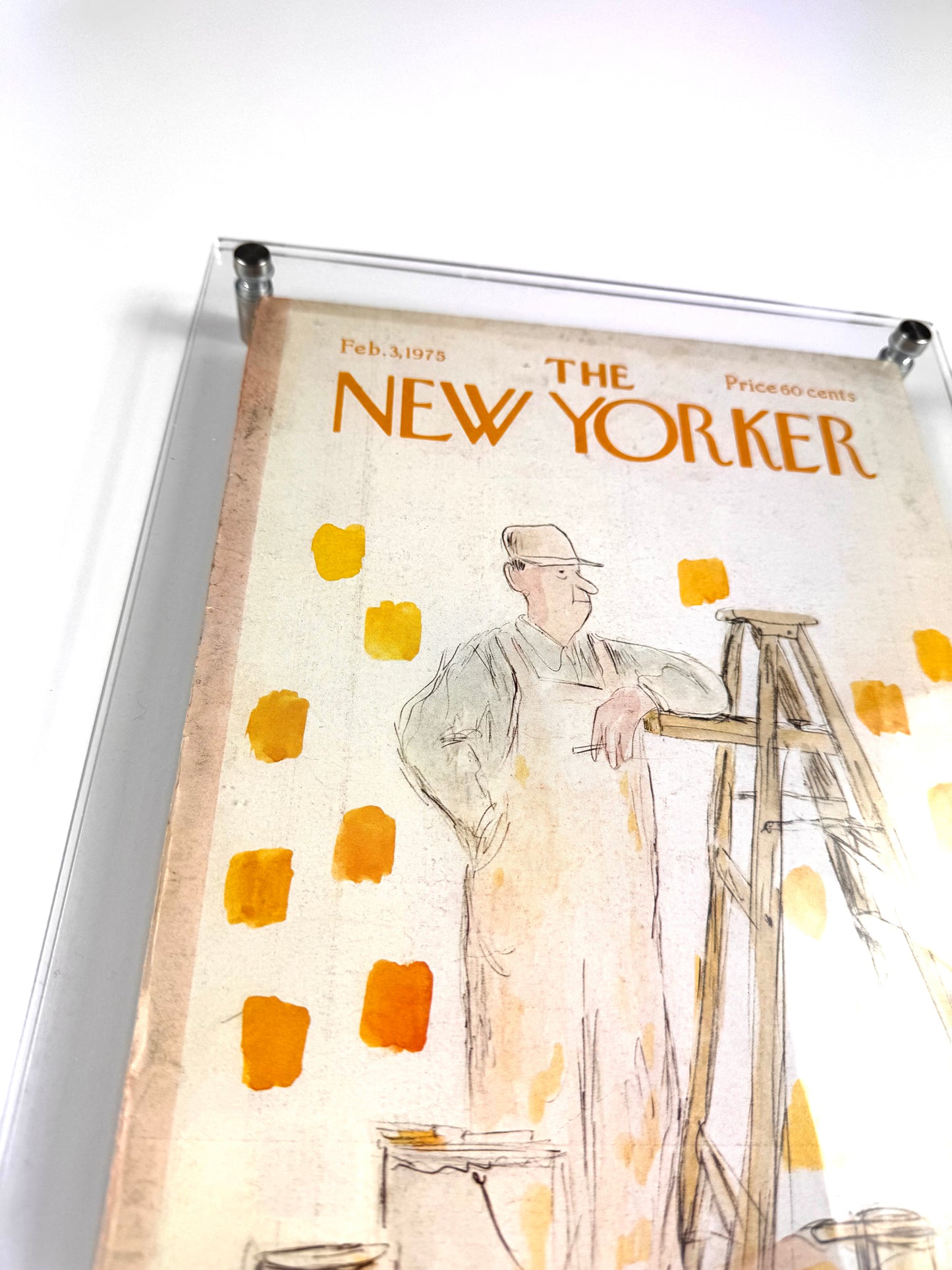 Framed Vintage The New Yorker Magazine - Feb. 3, 1975