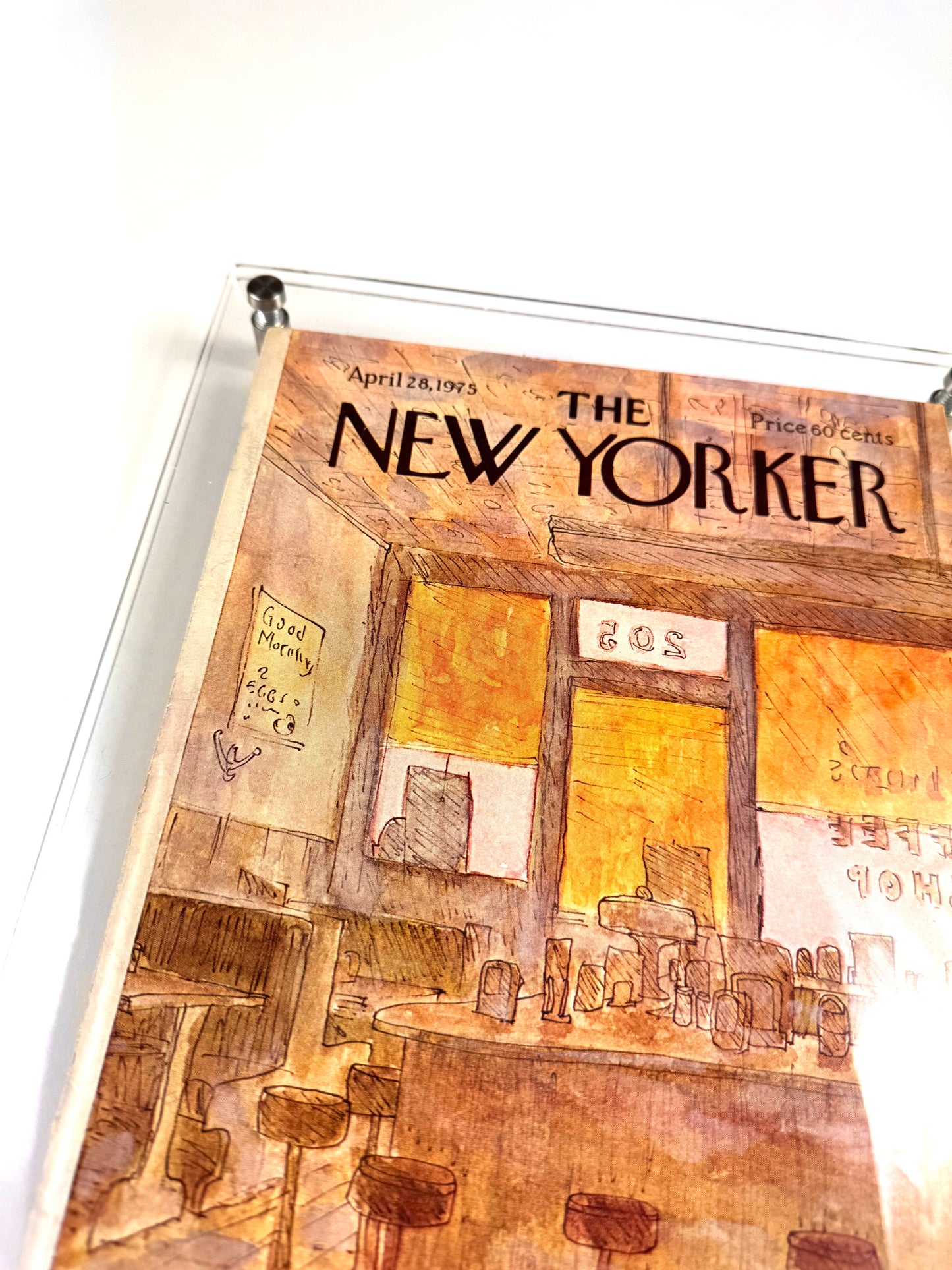 Framed Vintage The New Yorker Magazine - April. 28, 1975