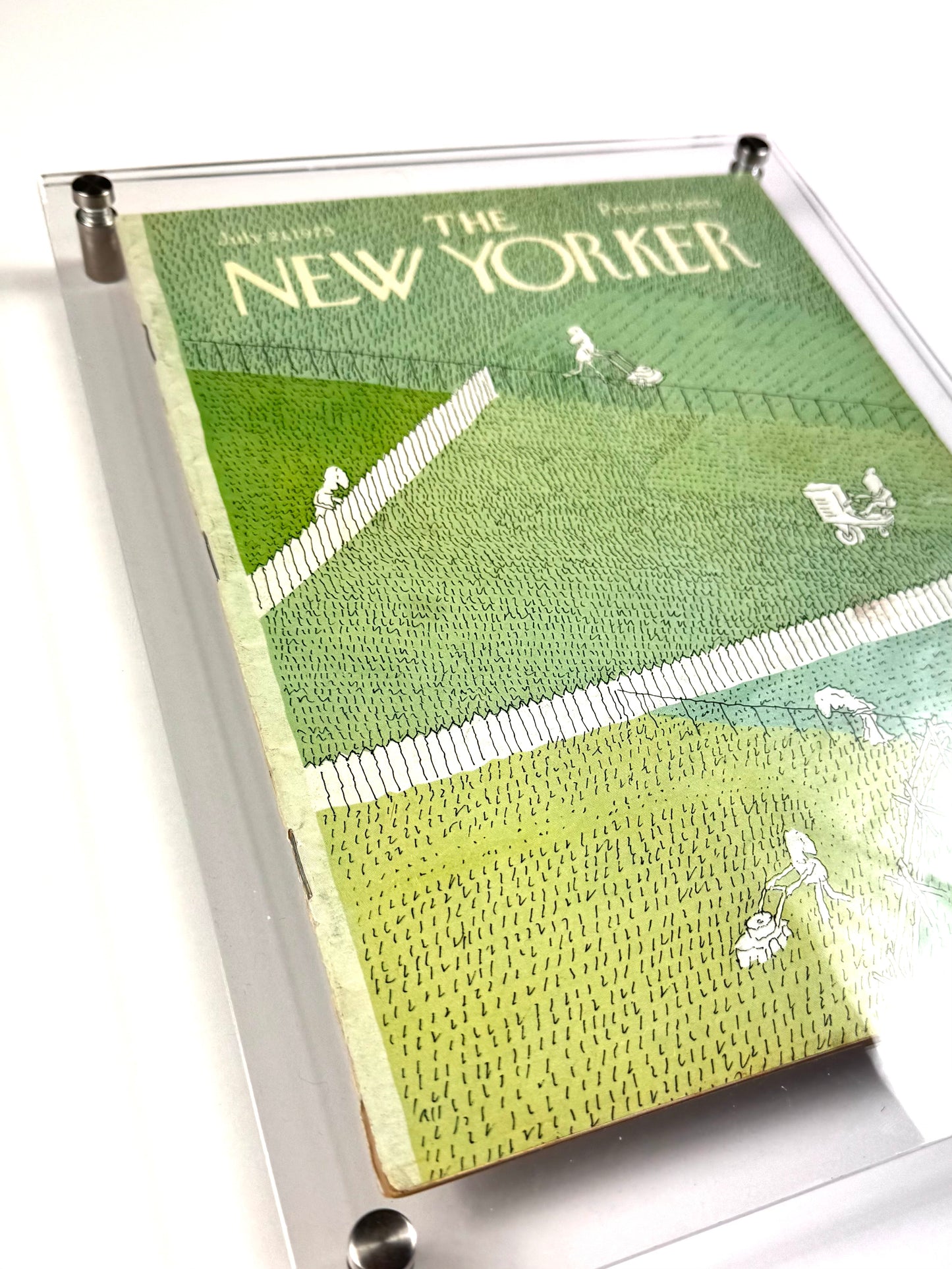 Framed Vintage The New Yorker Magazine - July 21, 1975