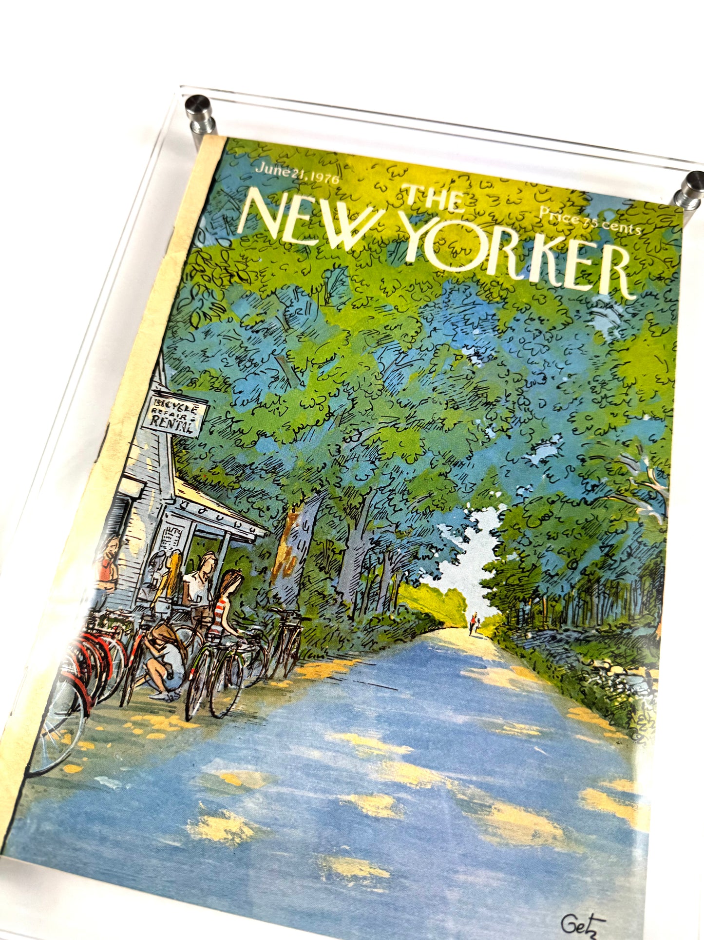 Framed Vintage The New Yorker Magazine - June 21, 1976