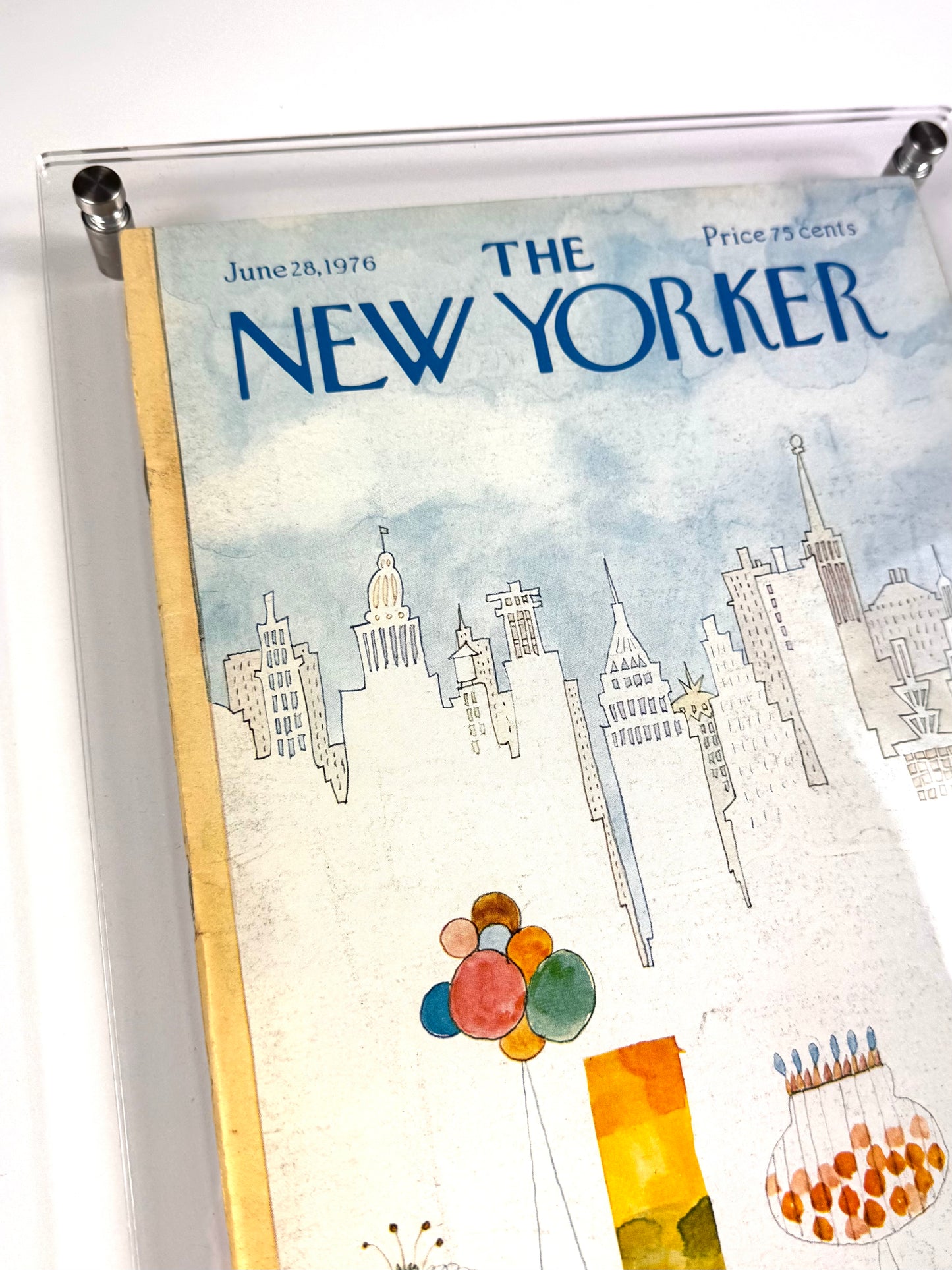 Framed Vintage The New Yorker Magazine - June 28, 1976