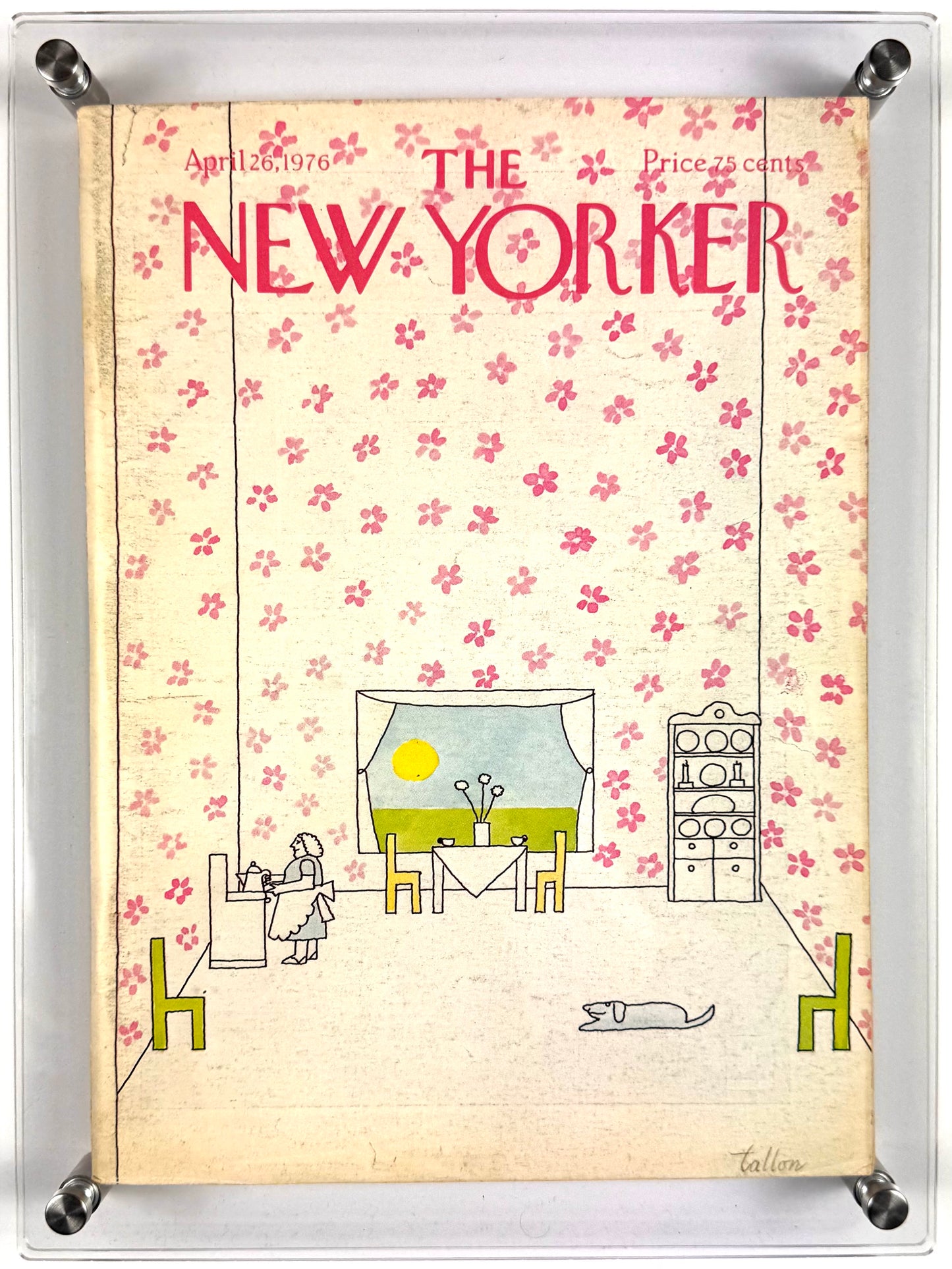 Framed Vintage The New Yorker Magazine - April 26, 1976
