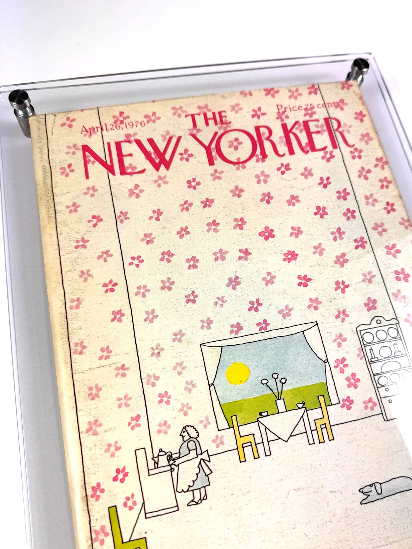 Framed Vintage The New Yorker Magazine - April 26, 1976