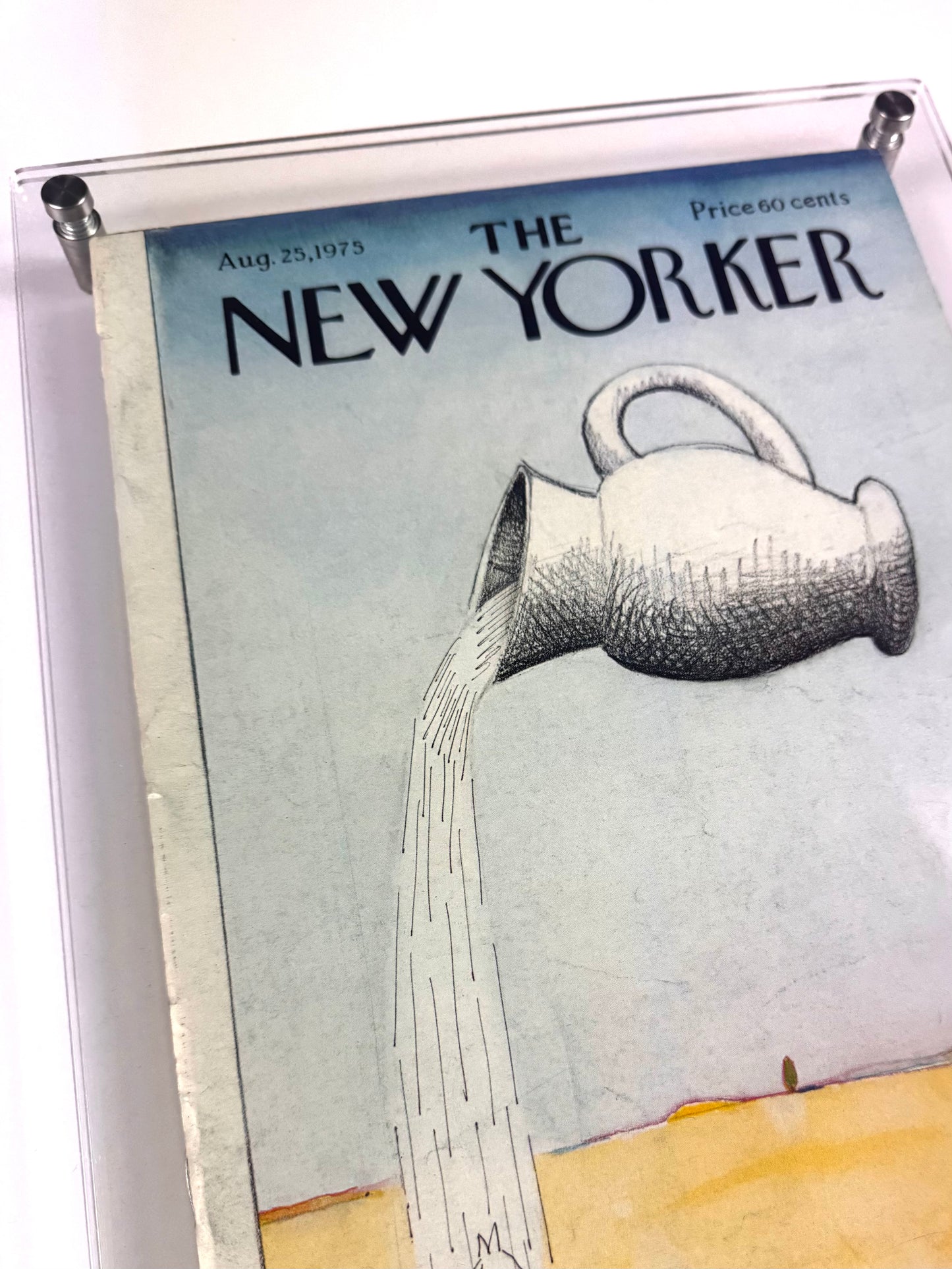 Framed Vintage The New Yorker Magazine - Aug 25, 1975