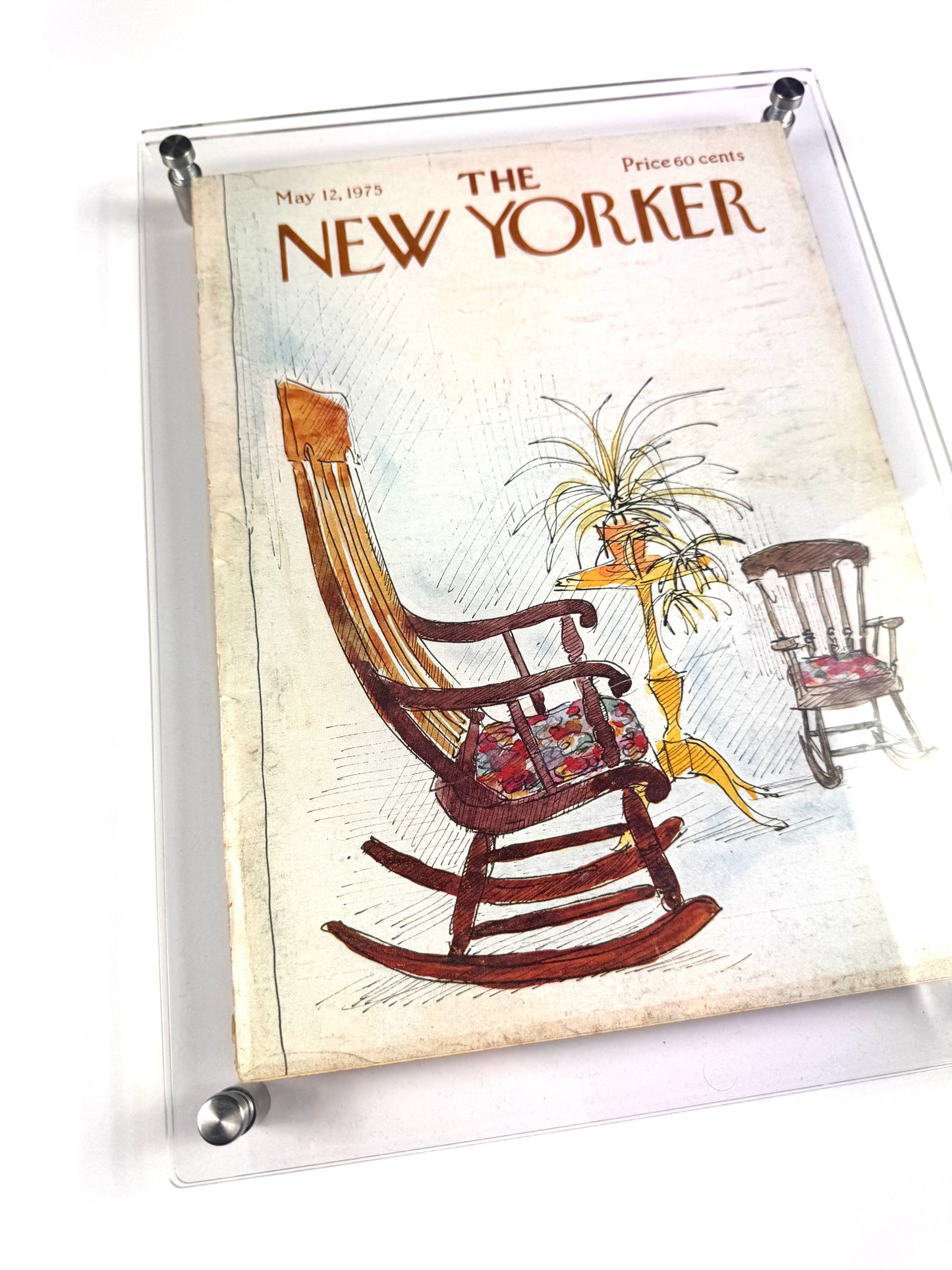 Framed Vintage The New Yorker Magazine - May 12, 1975