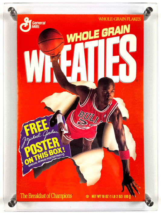 Framed Original Michael Jordan x Wheaties, 1991