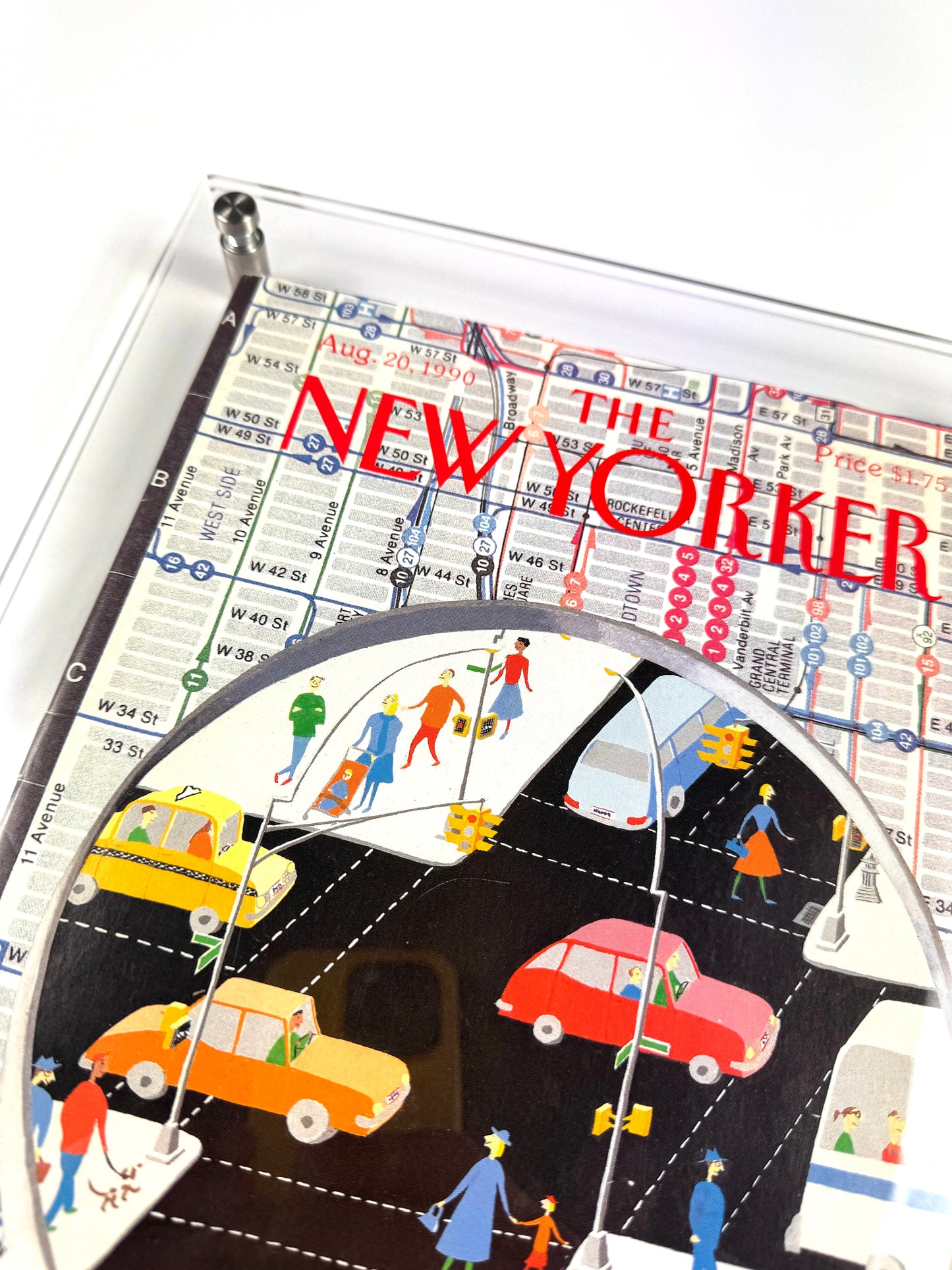 Framed Vintage The New Yorker Magazine, Aug 20, 1990