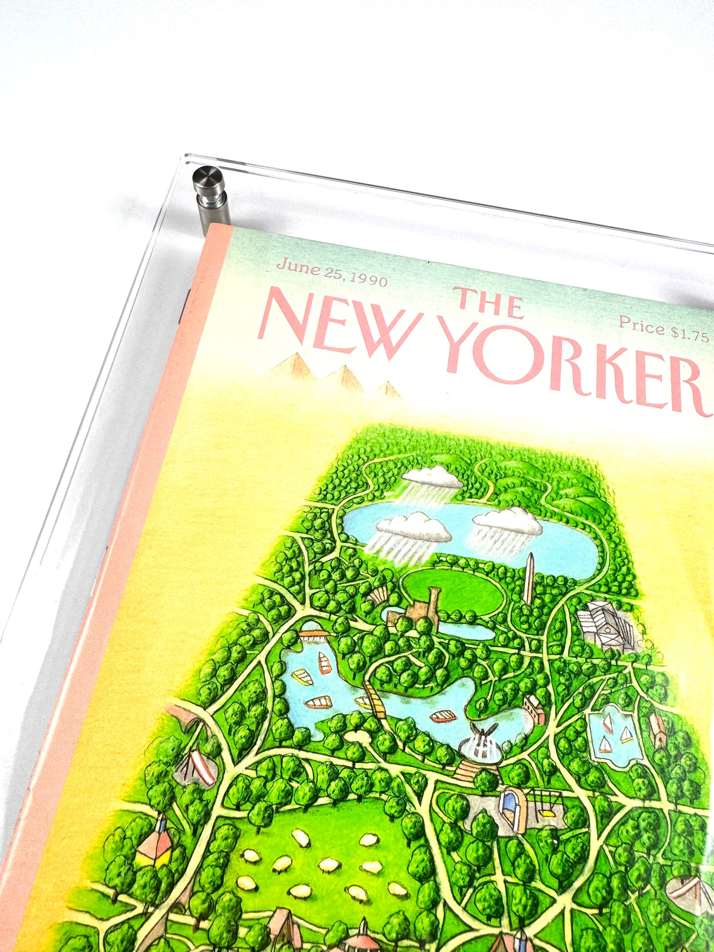 Framed Vintage The New Yorker Magazine, June 25, 1990