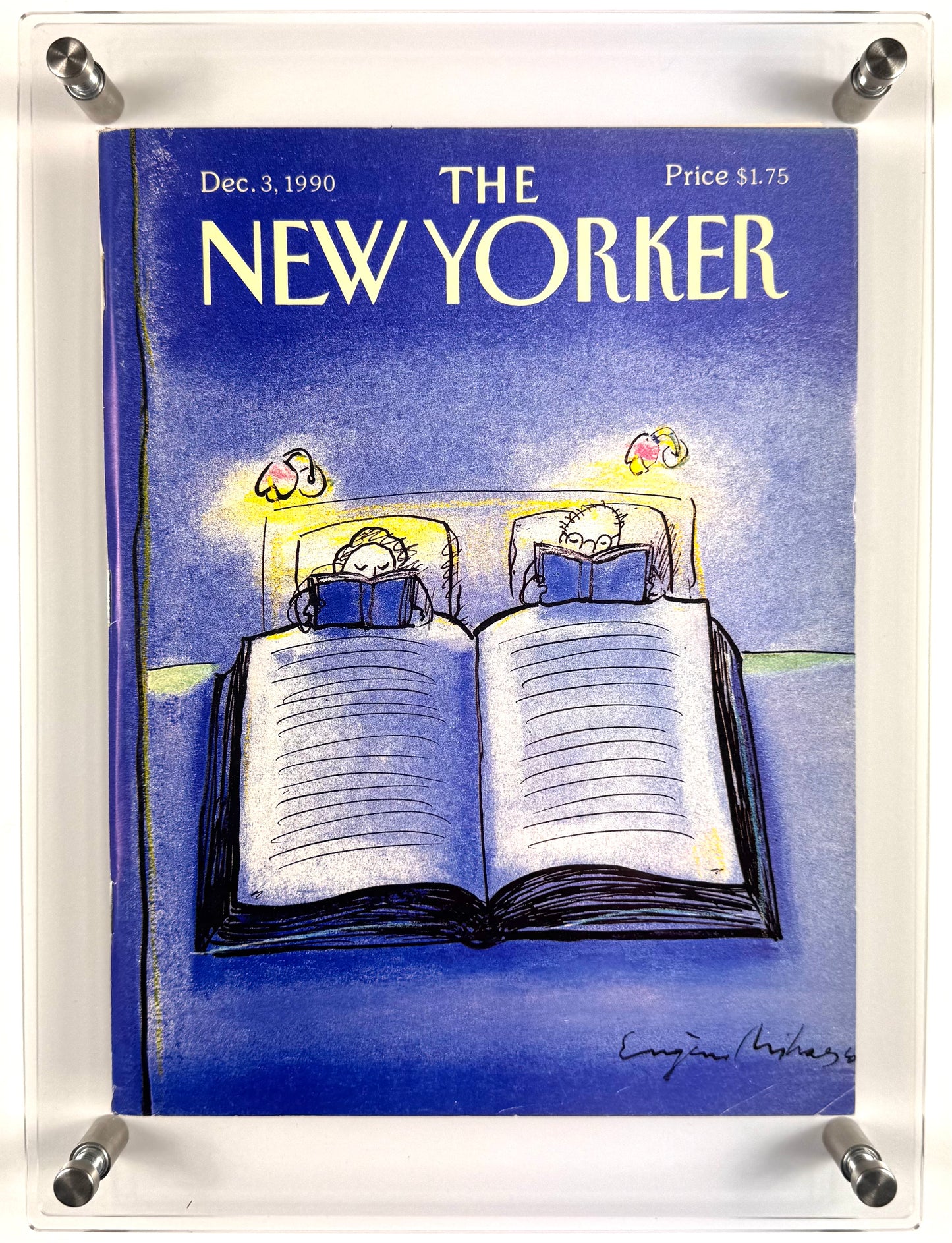 Framed Vintage The New Yorker Magazine, Dec. 3, 1990