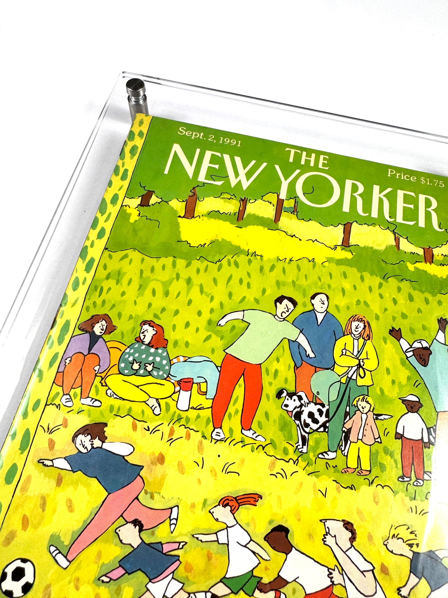 Framed Vintage The New Yorker Magazine, Sept. 2, 1991