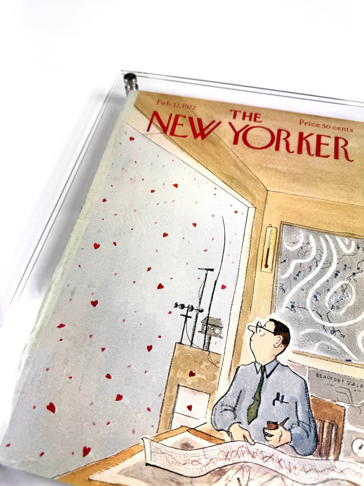 Framed Vintage The New Yorker Magazine, Feb, 12, 1972
