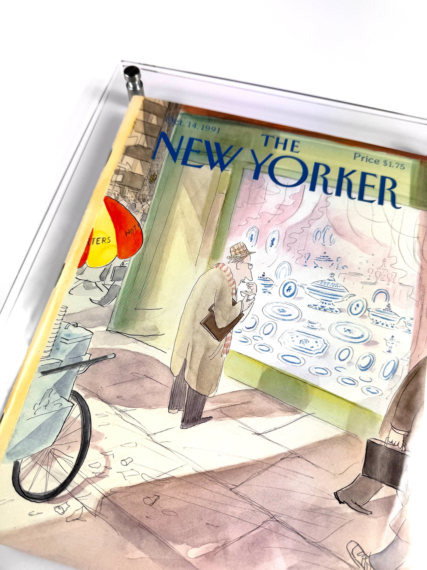 Framed Vintage The New Yorker Magazine, Oct. 14, 1991