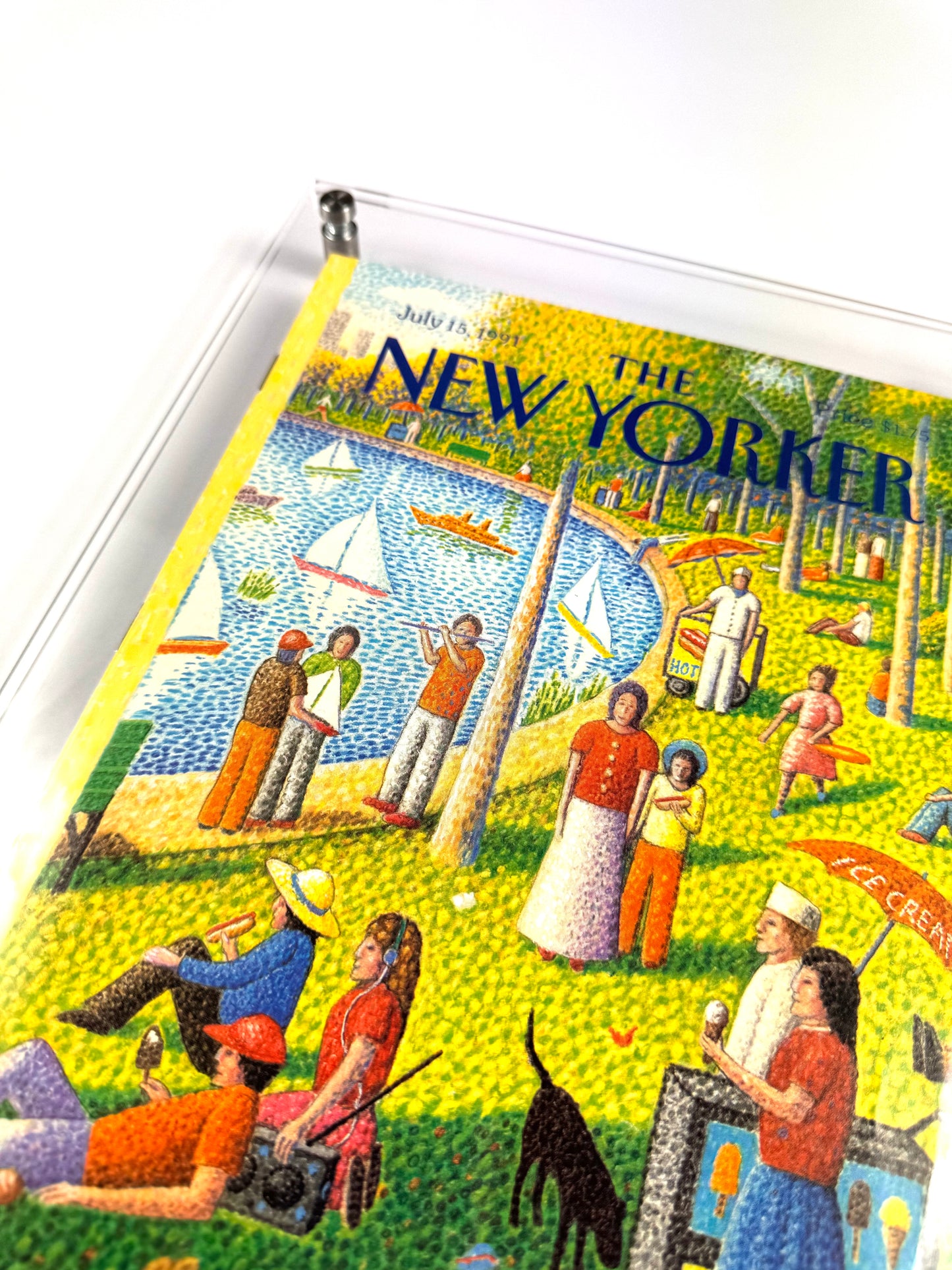 Framed Vintage The New Yorker Magazine, July 15, 1991