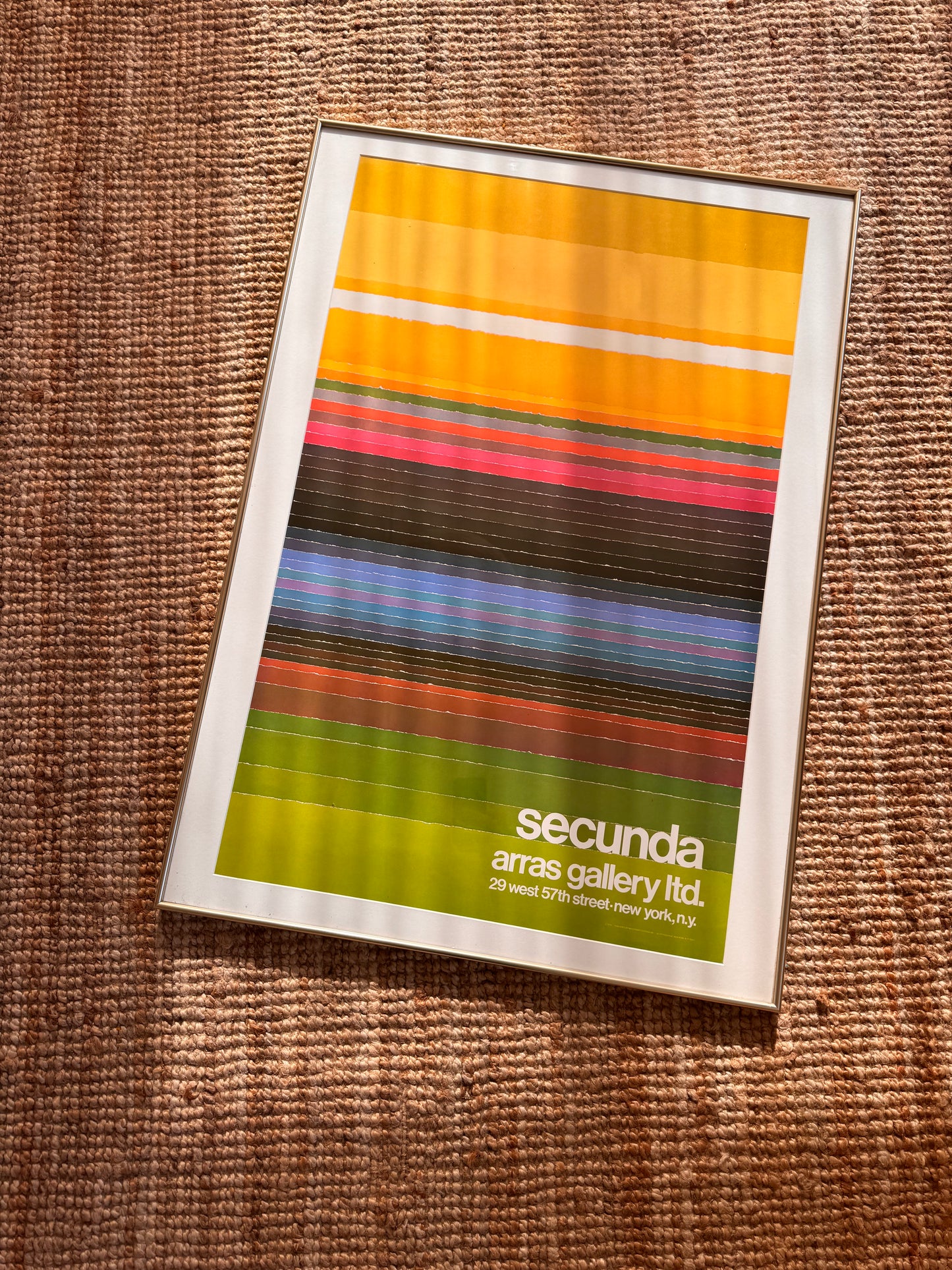 Original Vintage Arthur Secunda Exhibition Poster, Arras Gallery - 1979