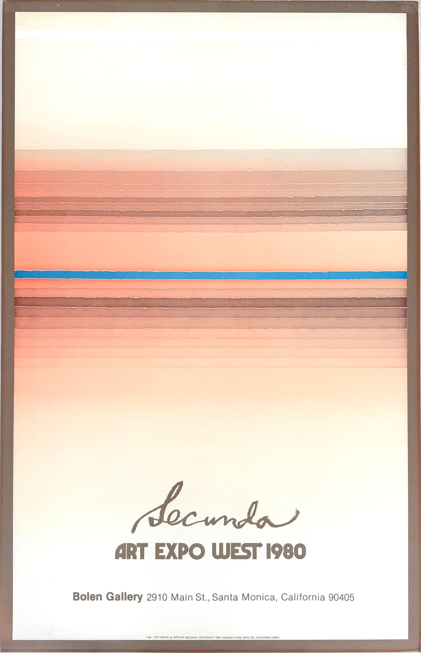 Original Vintage Arthur Secunda Poster | Art Expo West, 1980