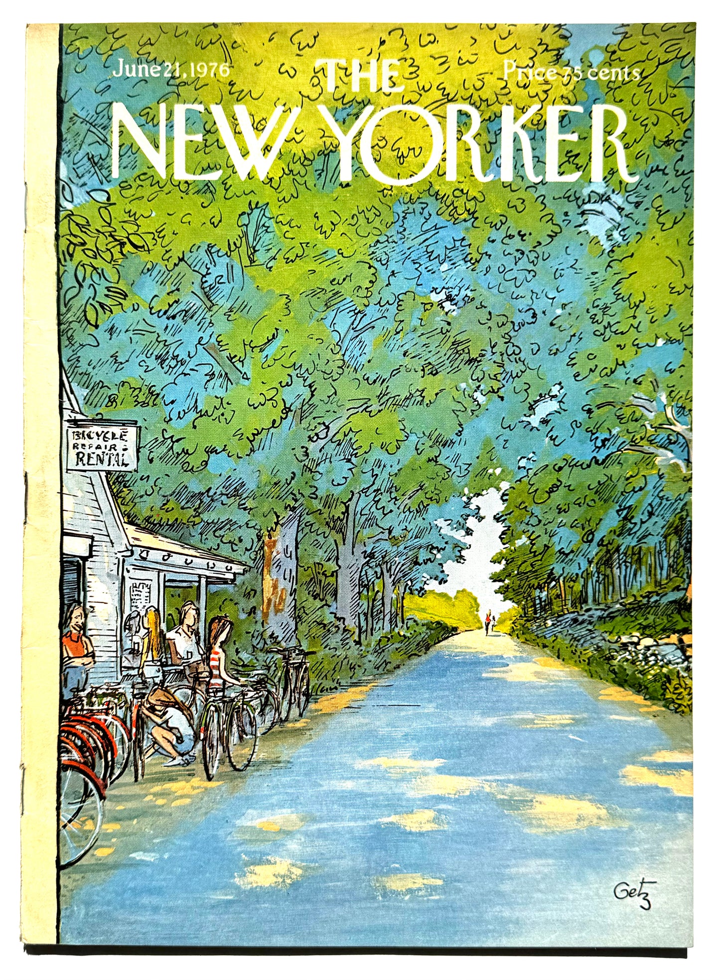 Framed Vintage The New Yorker Magazine - June 21, 1976