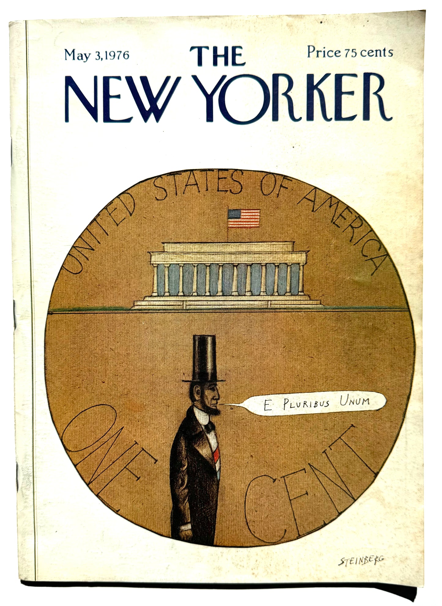 Framed Vintage The New Yorker Magazine - May 3, 1976