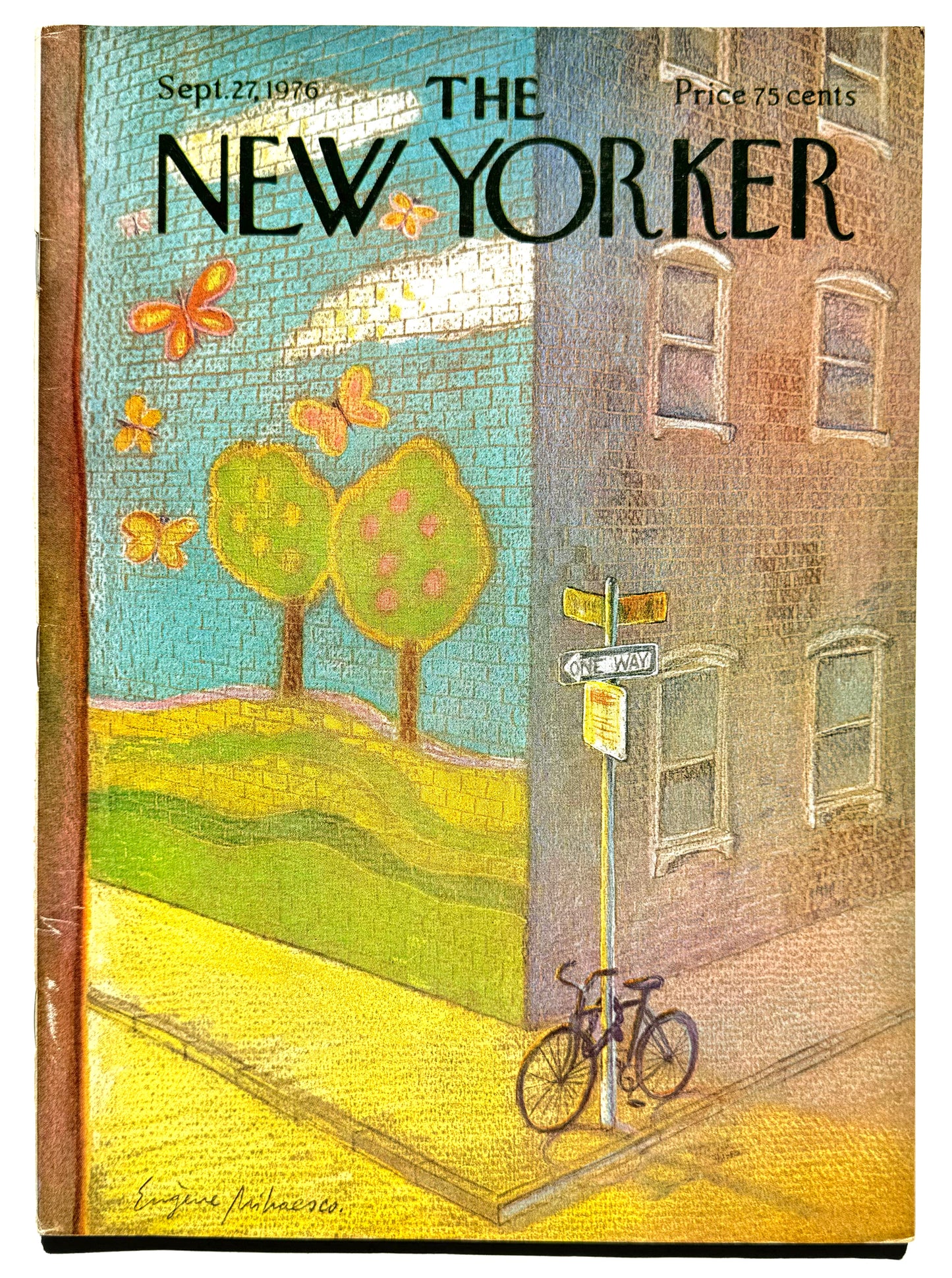 Framed Vintage The New Yorker Magazine - Sept. 27, 1976