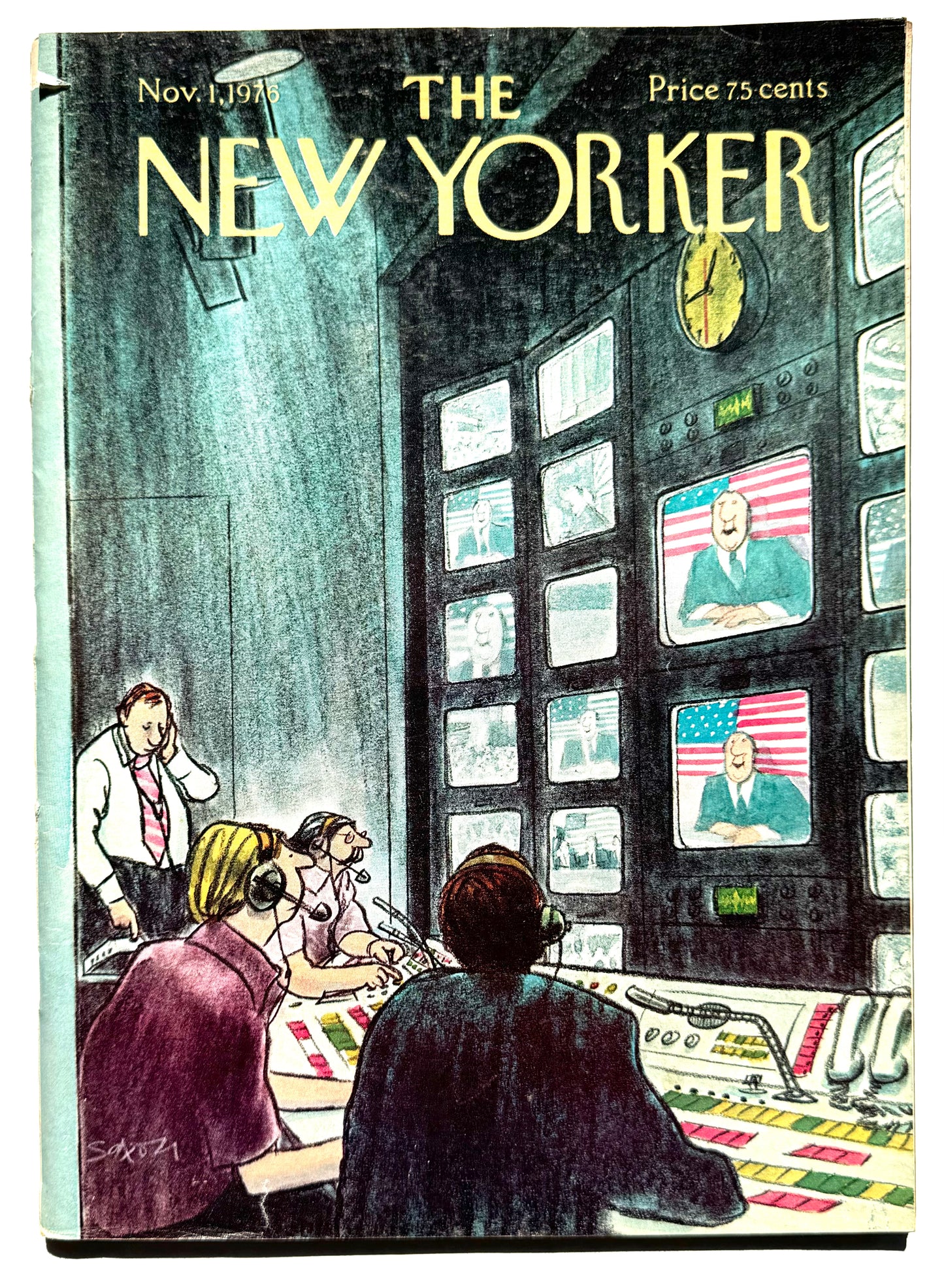 Framed Vintage The New Yorker Magazine - Nov. 1, 1976