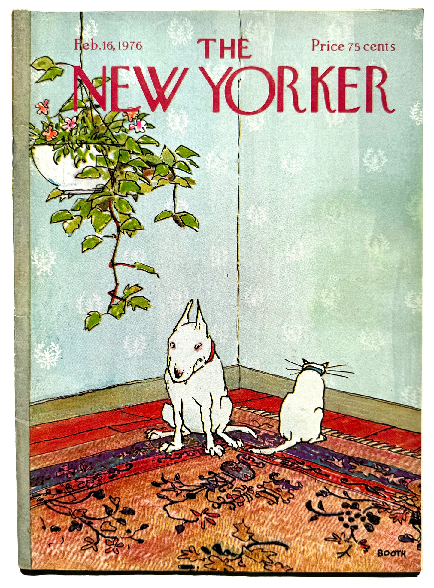Framed Vintage The New Yorker Magazine - Feb. 16, 1976