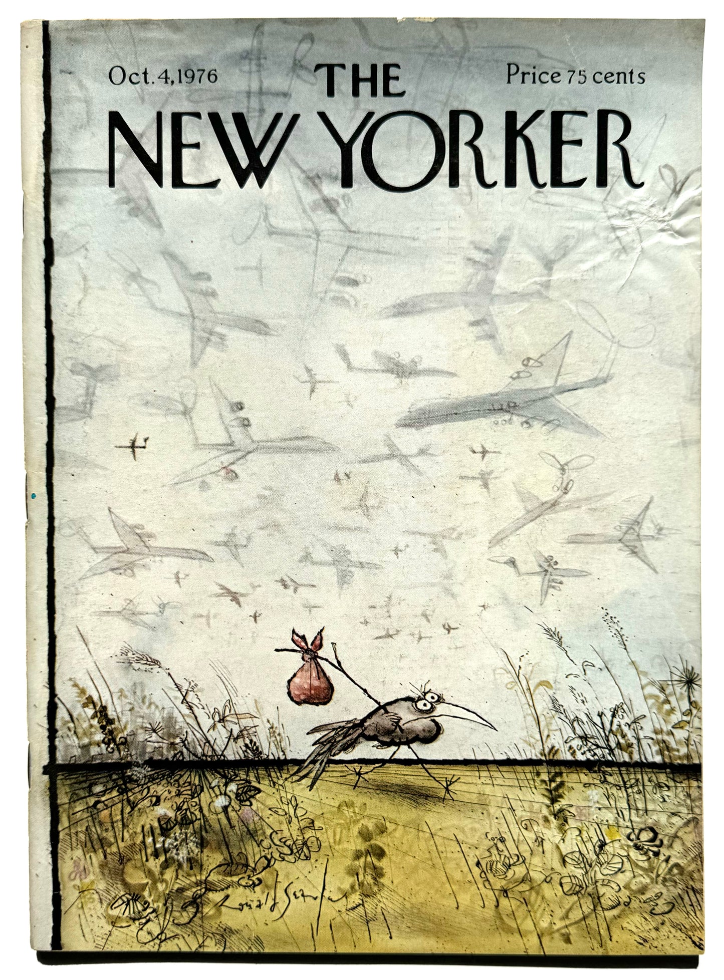 Framed Vintage The New Yorker Magazine - Oct. 4, 1976
