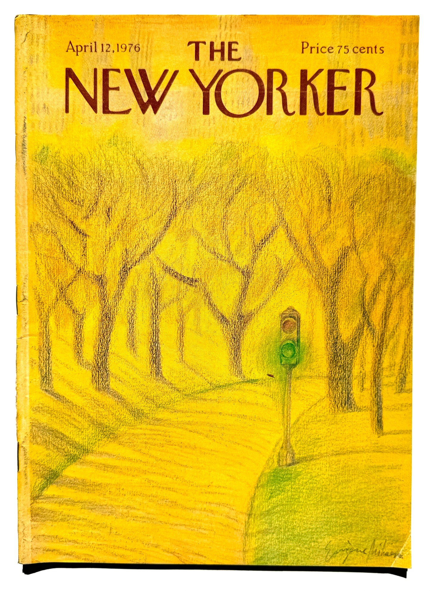 Framed Vintage The New Yorker Magazine - April 12, 1976