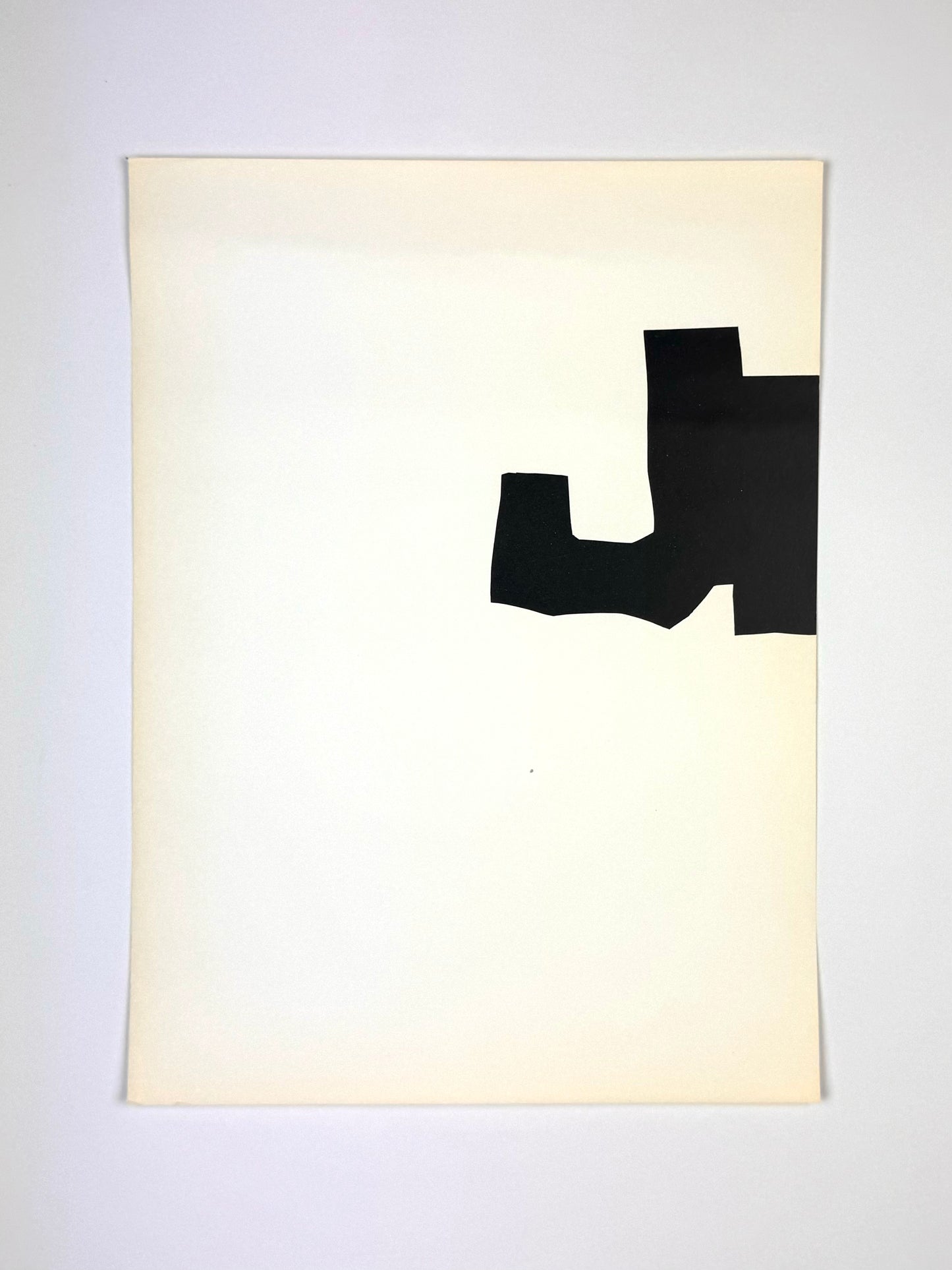 Framed Original Eduardo Chillida Lithograph - Segment I - 1970