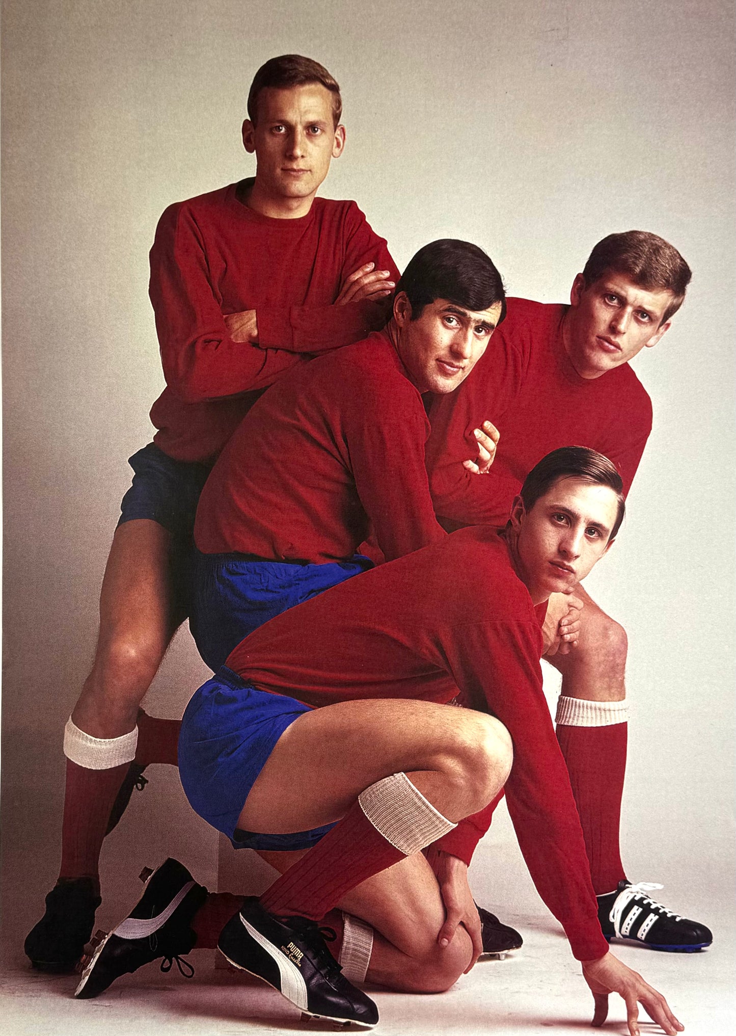 Poster - Klaas Nuninga, Sjaak Swart, Piet Keizer, and Johan Cruijff