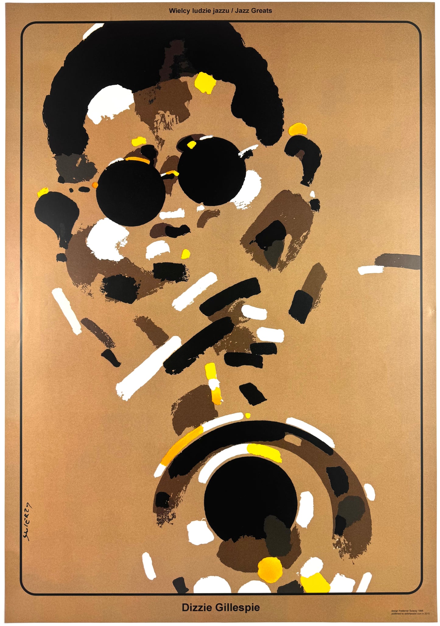 Swierzy Poster - Dizzie Gillespie – Wielcy ludzie jazzu / Jazz Greats