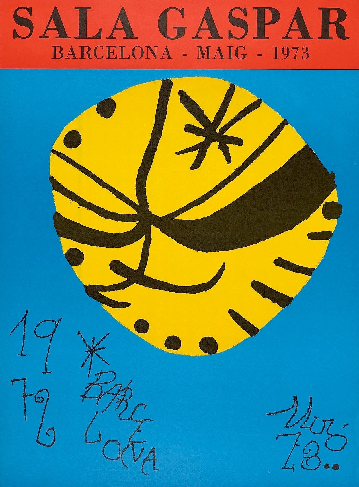 Original Joan Miró Poster - 1973
