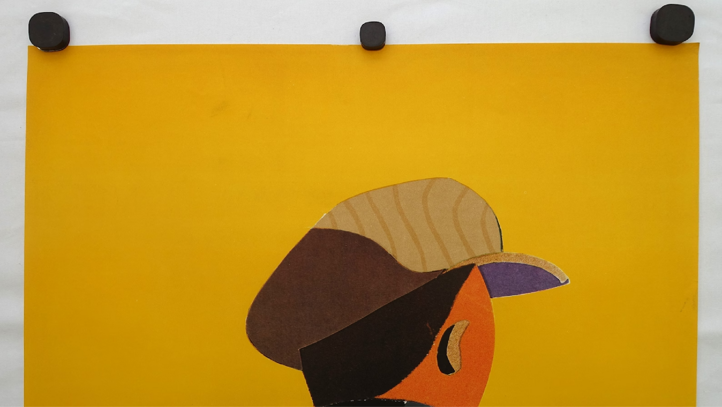 Original Vintage Eduardo Arroyo poster, 1982 World Cup Spain (Madrid)