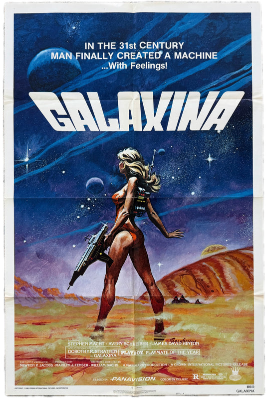 Original Vintage Galaxina Movie Poster, 1980