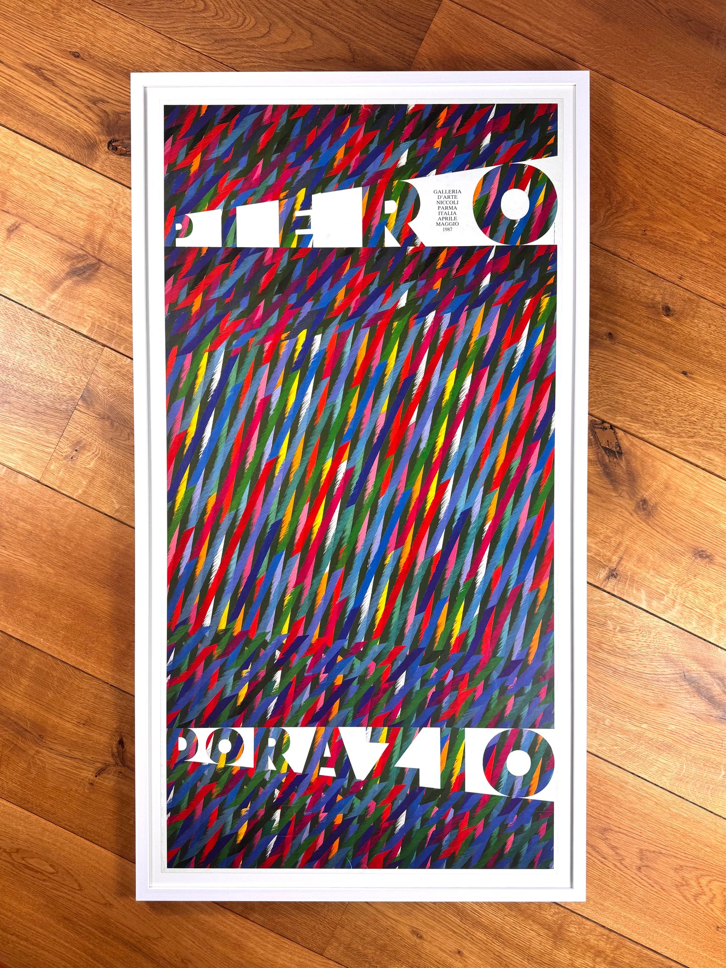 Framed Original Piero Dorazio Poster -  Arte Immagine, 1987