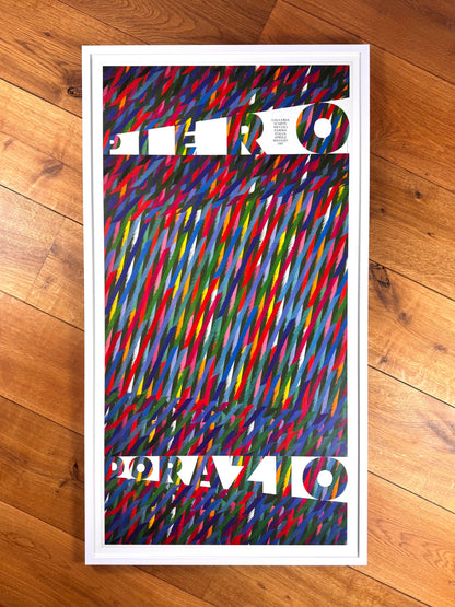 Framed Original Piero Dorazio Poster -  Arte Immagine, 1987