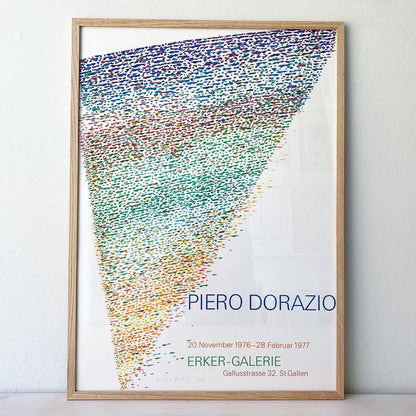 Original Piero Dorazio Poster - 1976 - Handsigned