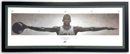 Original Vintage Nike ''wings'' Poster - Michael Jordan, 1987
