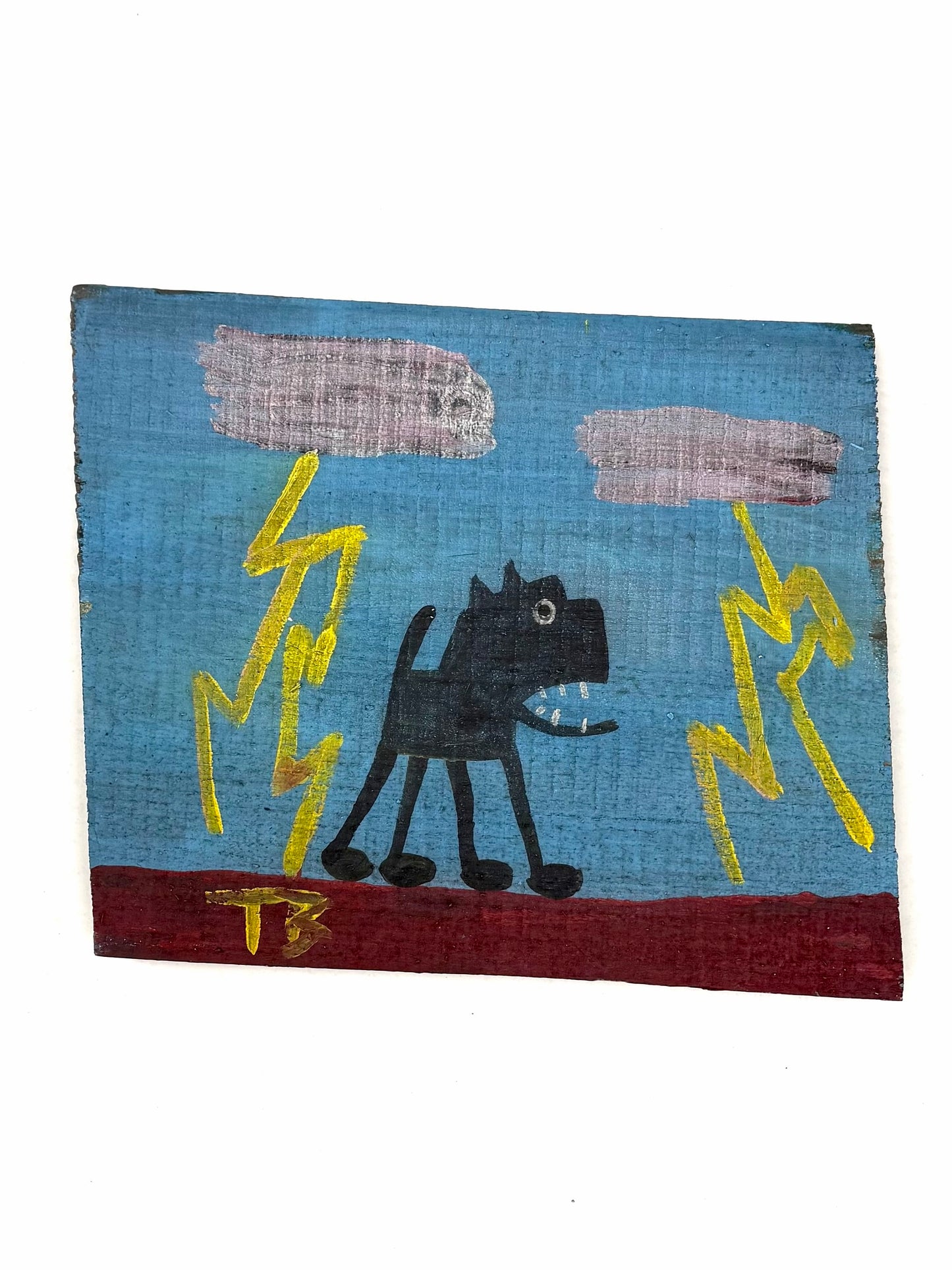 Tim Brown Painting, Storm Dog, 1960s