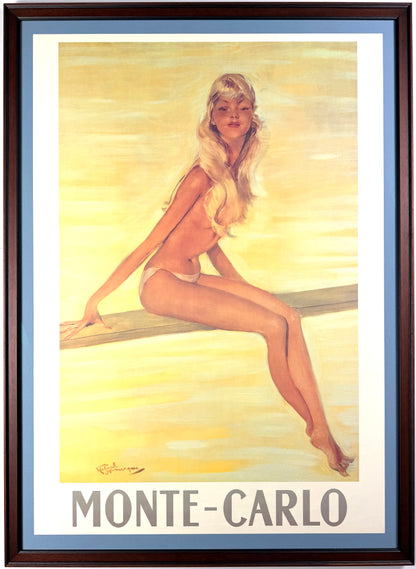 Vintage Jean Gabriel Domergue - Brigitte Bardot Poster / Affiche, 1970