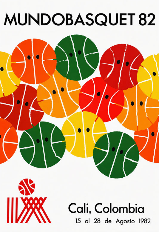 Dicken Castro Poster - Men's Basketball World Championship - 1982
