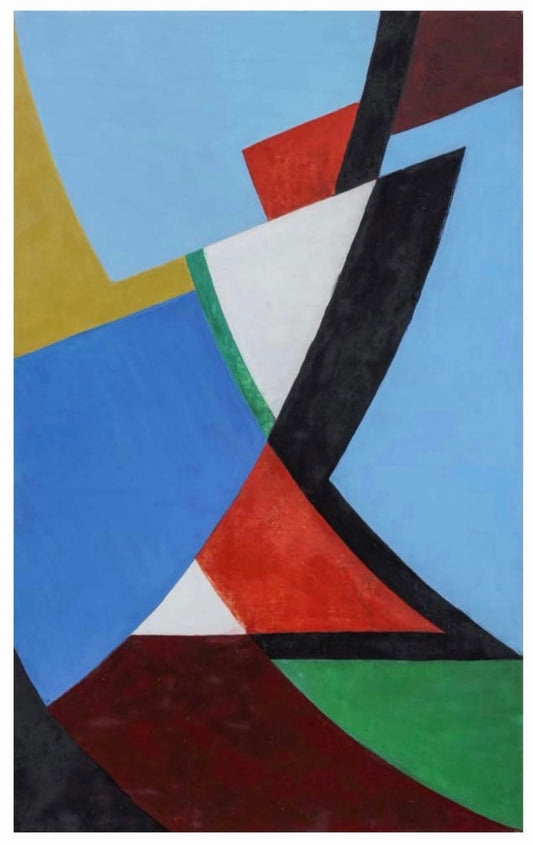 Nicolaas Warb painting, Cadence, 1945, Oil on panel.